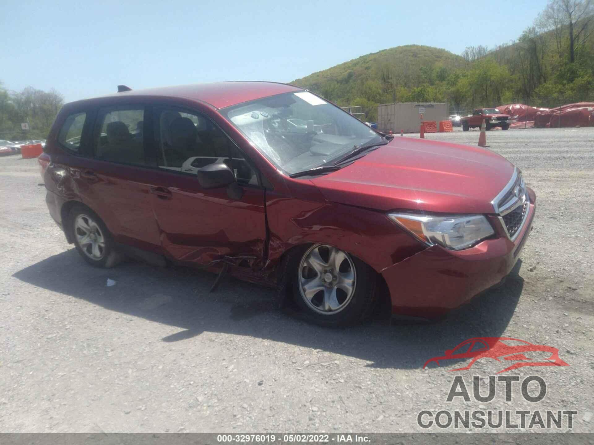 SUBARU FORESTER 2016 - JF2SJAACXGG450326