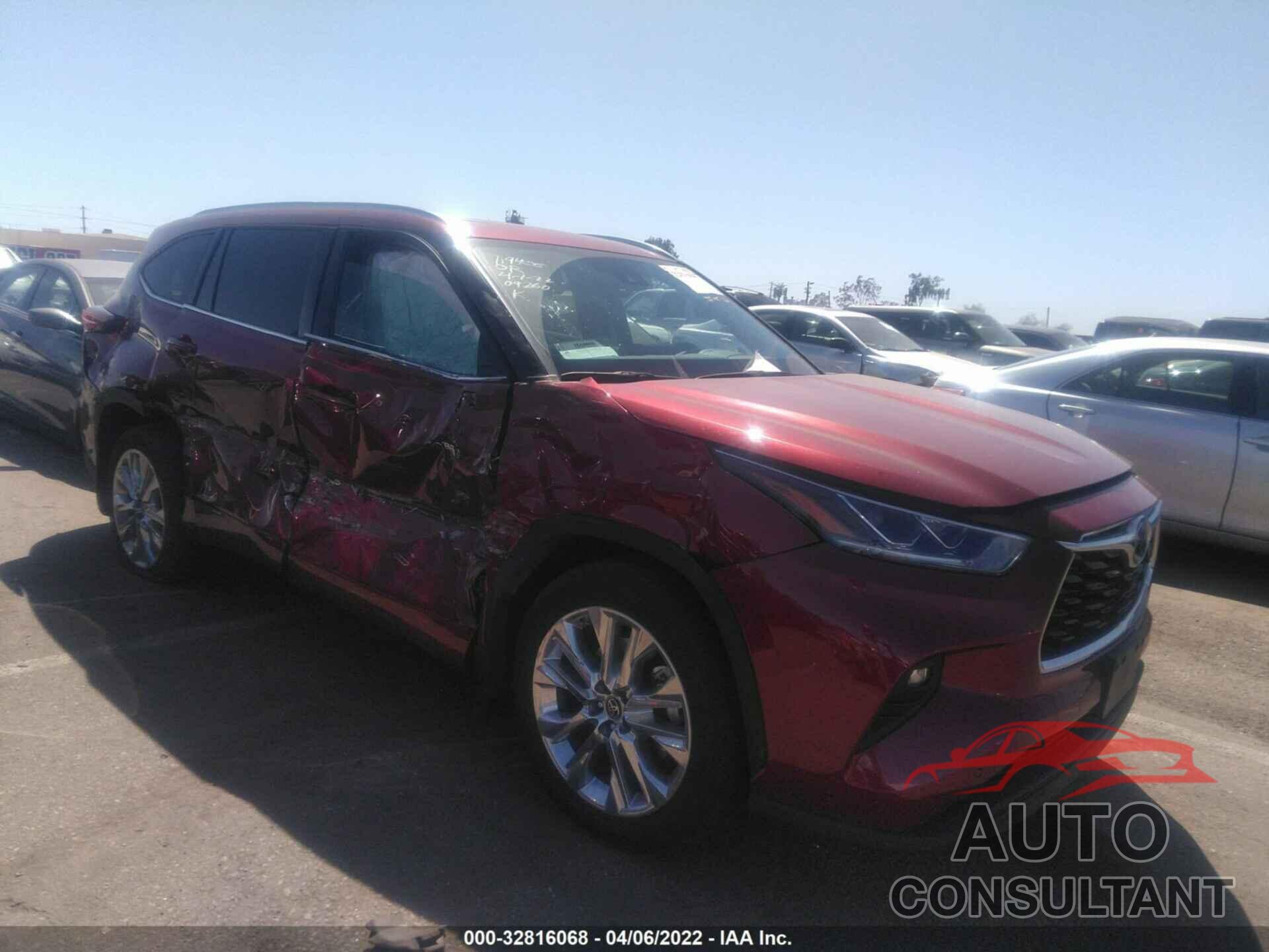 TOYOTA HIGHLANDER 2021 - 5TDYARAH8MS505568