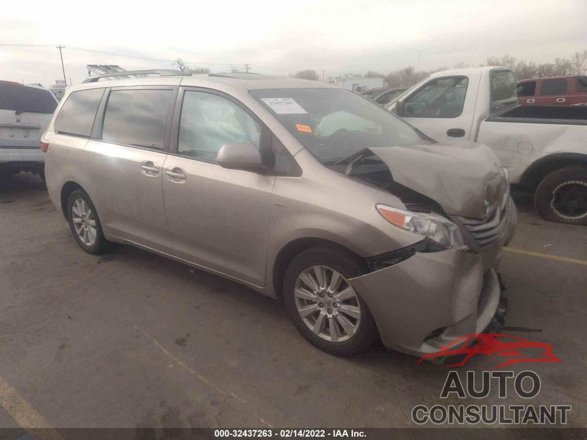 TOYOTA SIENNA 2017 - 5TDDZ3DC4HS156841