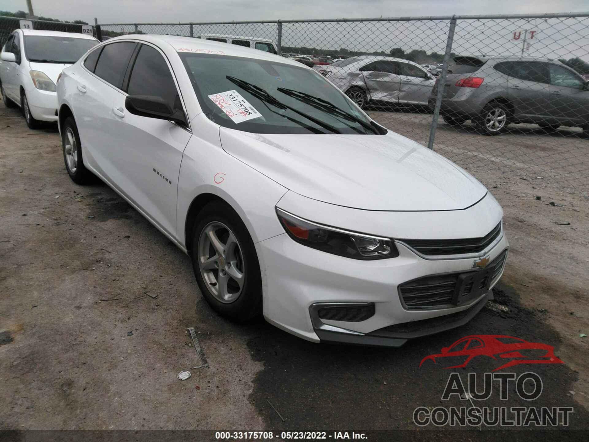 CHEVROLET MALIBU 2016 - 1G1ZB5ST0GF179422