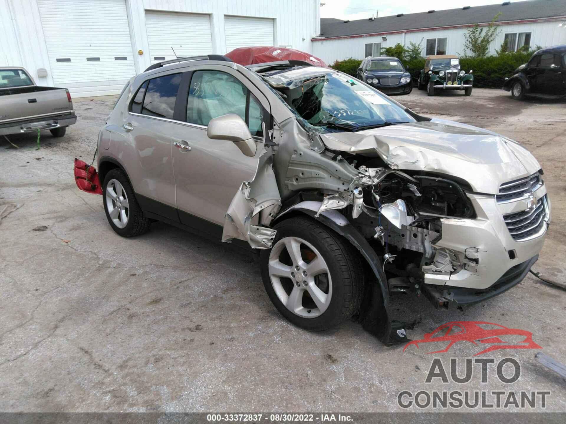 CHEVROLET TRAX 2016 - 3GNCJRSB8GL260258