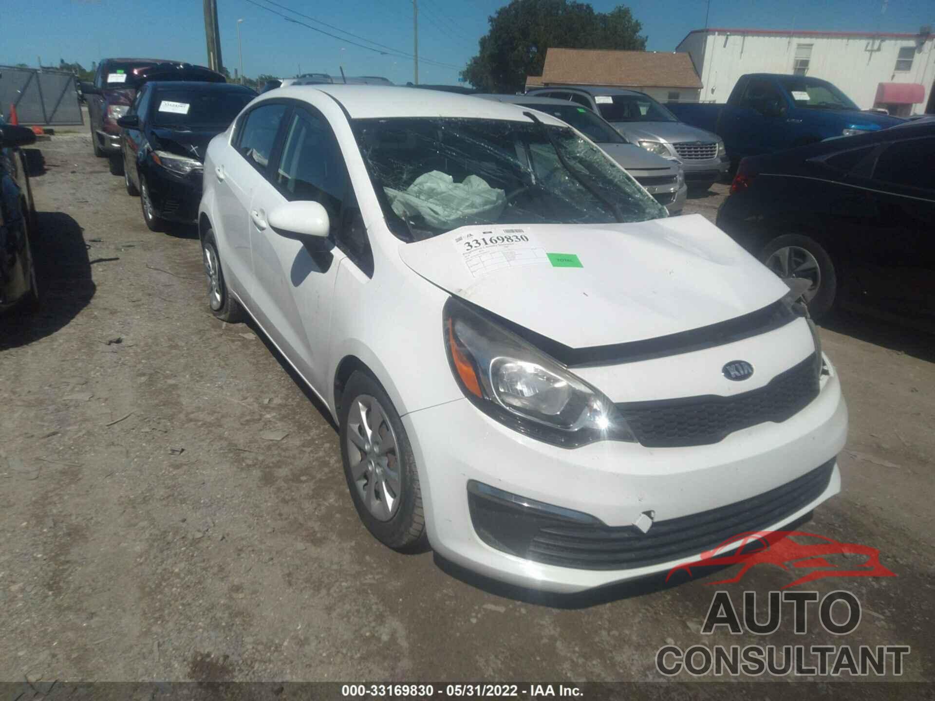 KIA RIO 2016 - KNADM4A37G6638255
