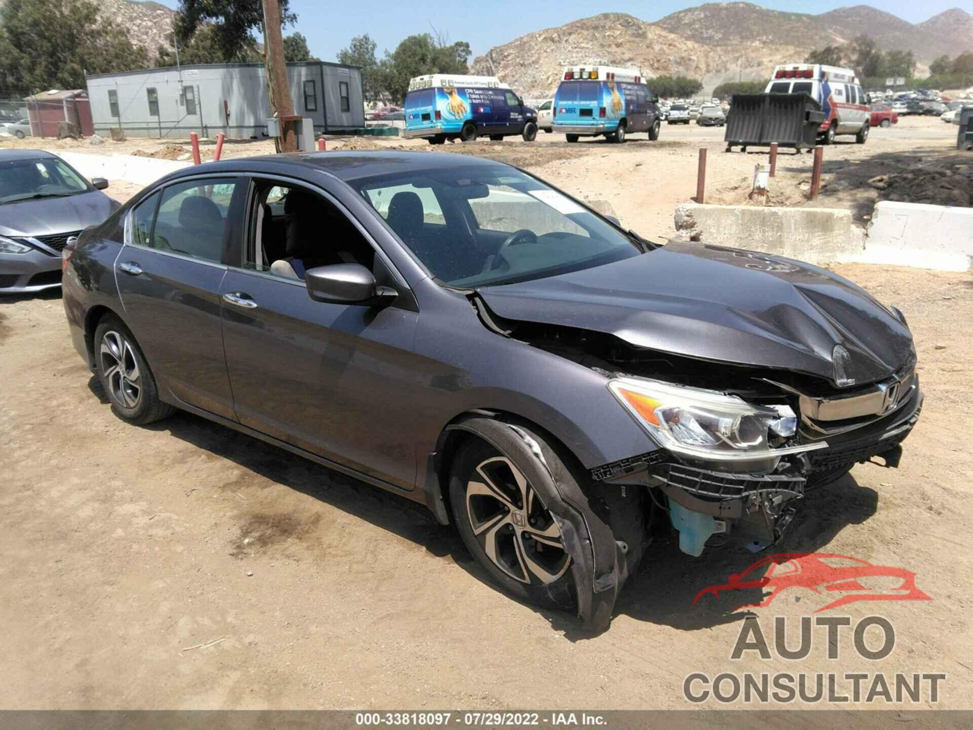 HONDA ACCORD SEDAN 2016 - 1HGCR2F31GA208491