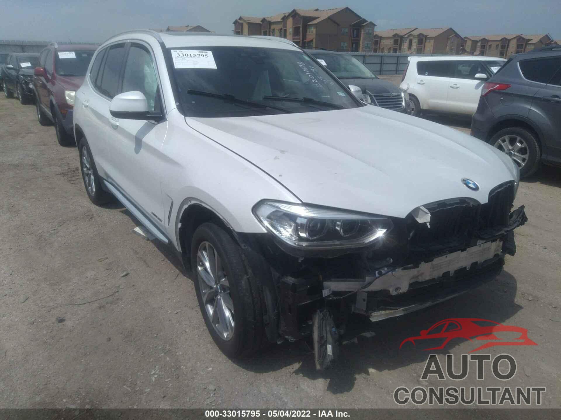 BMW X3 2018 - 5UXTR9C55JLC78389