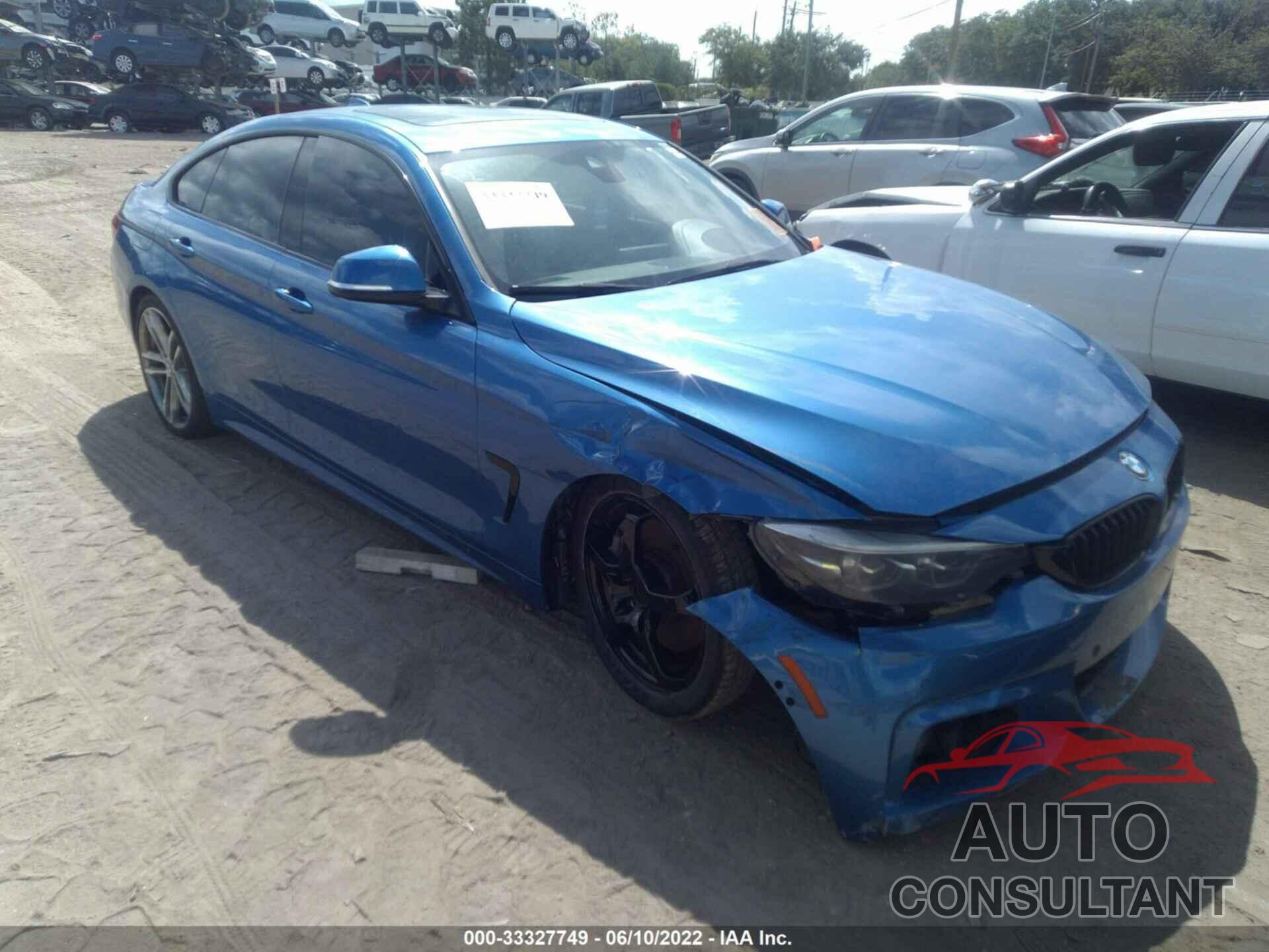 BMW 4 SERIES 2018 - WBA4J1C54JBA30216