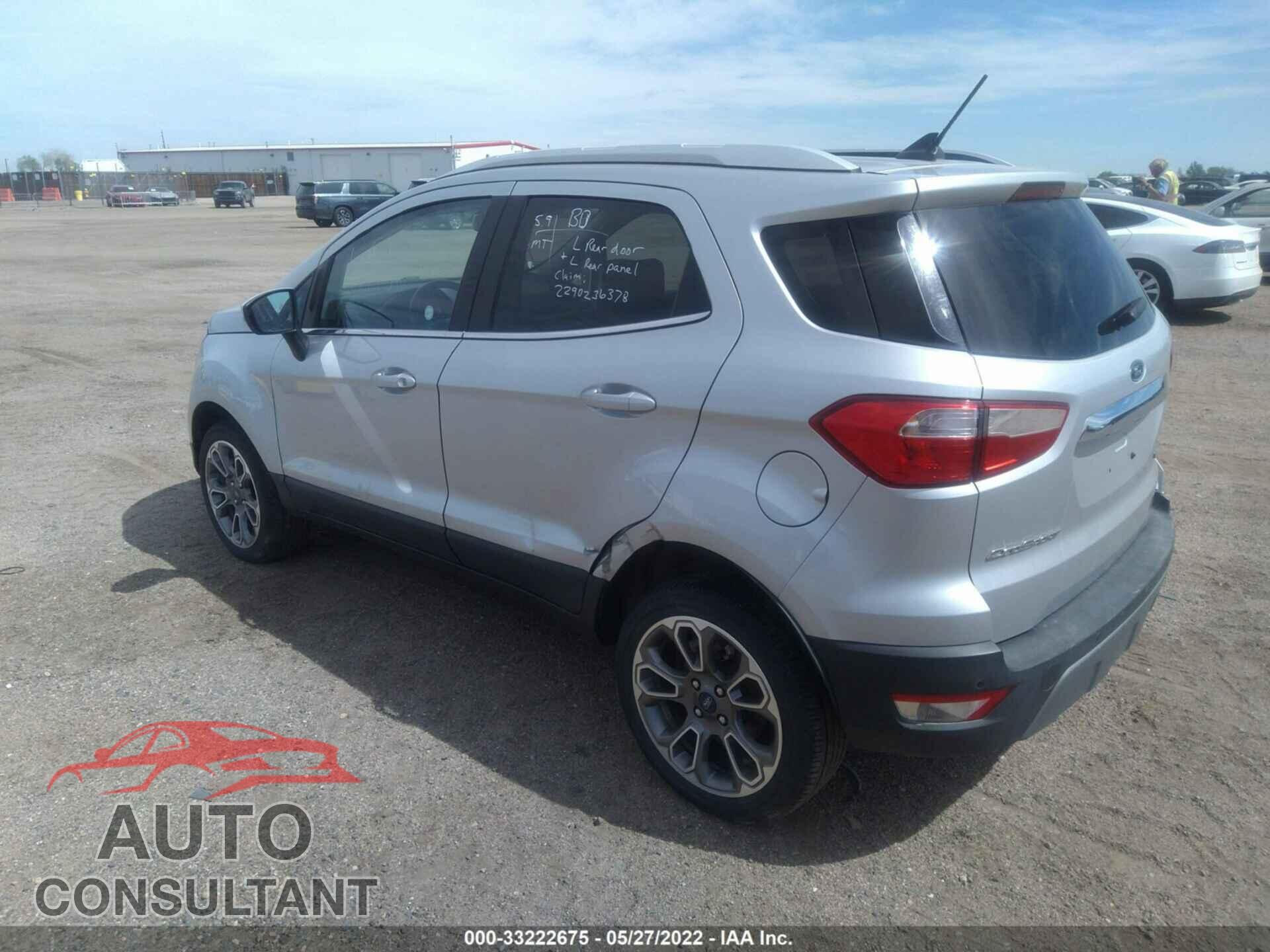 FORD ECOSPORT 2020 - MAJ6S3KL6LC359052