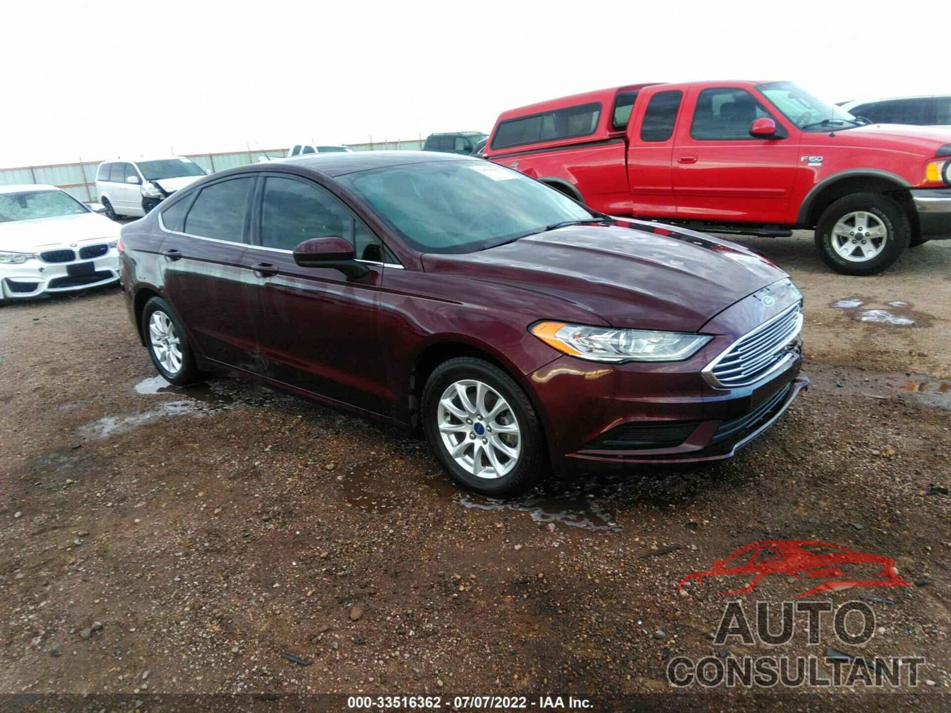 FORD FUSION 2017 - 3FA6P0G70HR163421