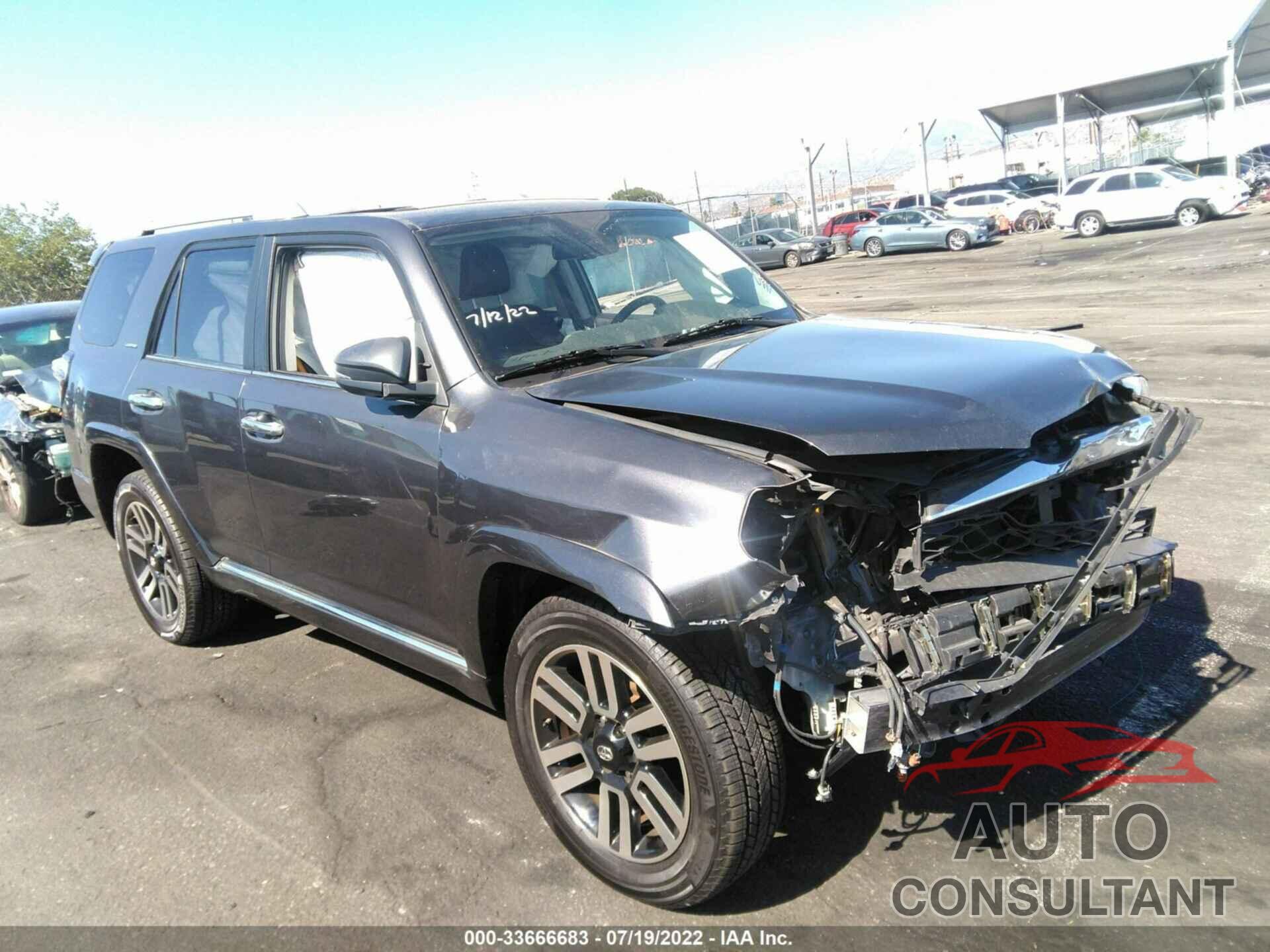 TOYOTA 4RUNNER 2016 - JTEBU5JR9G5281506