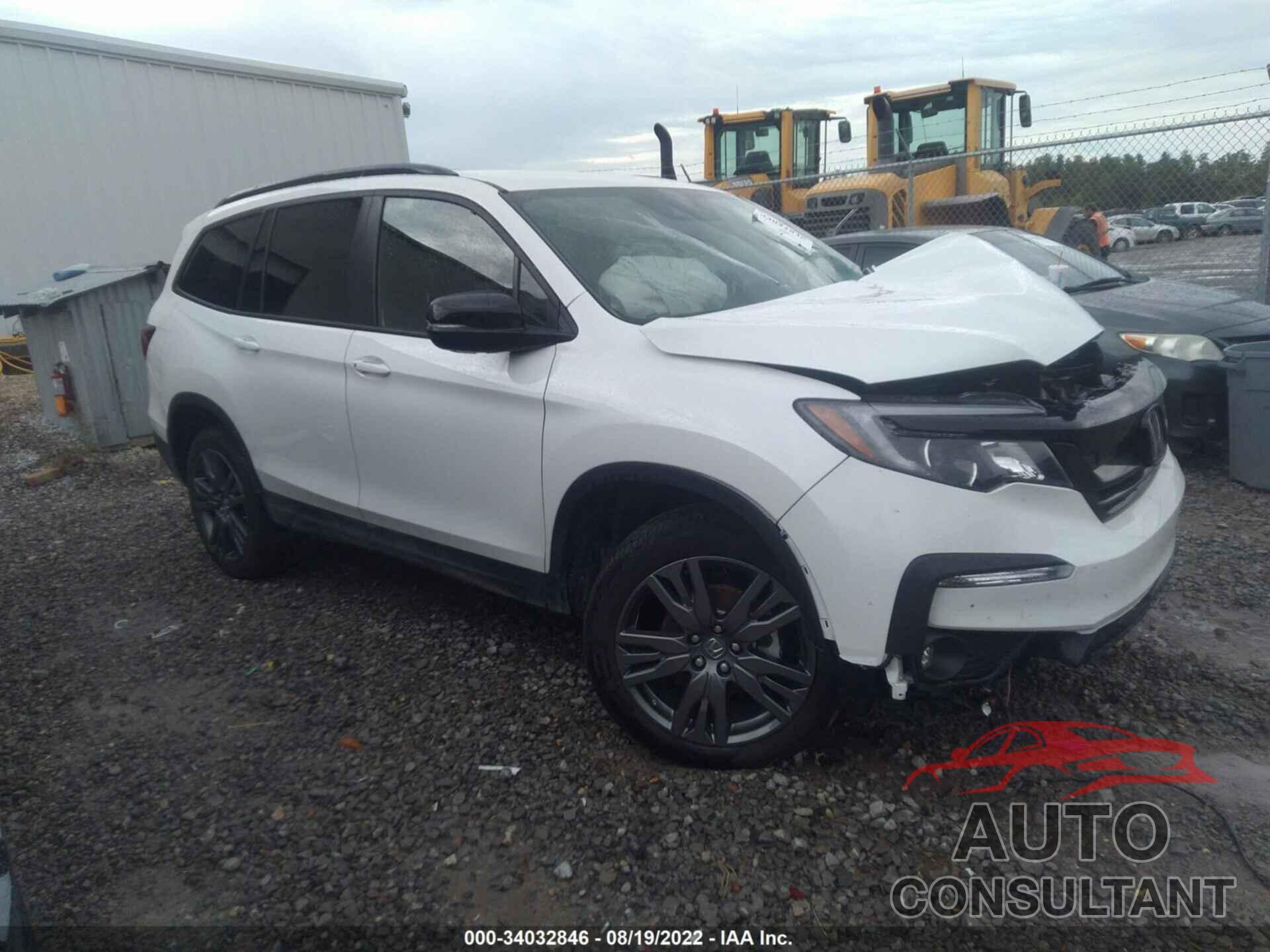 HONDA PILOT 2022 - 5FNYF6H3XNB035012