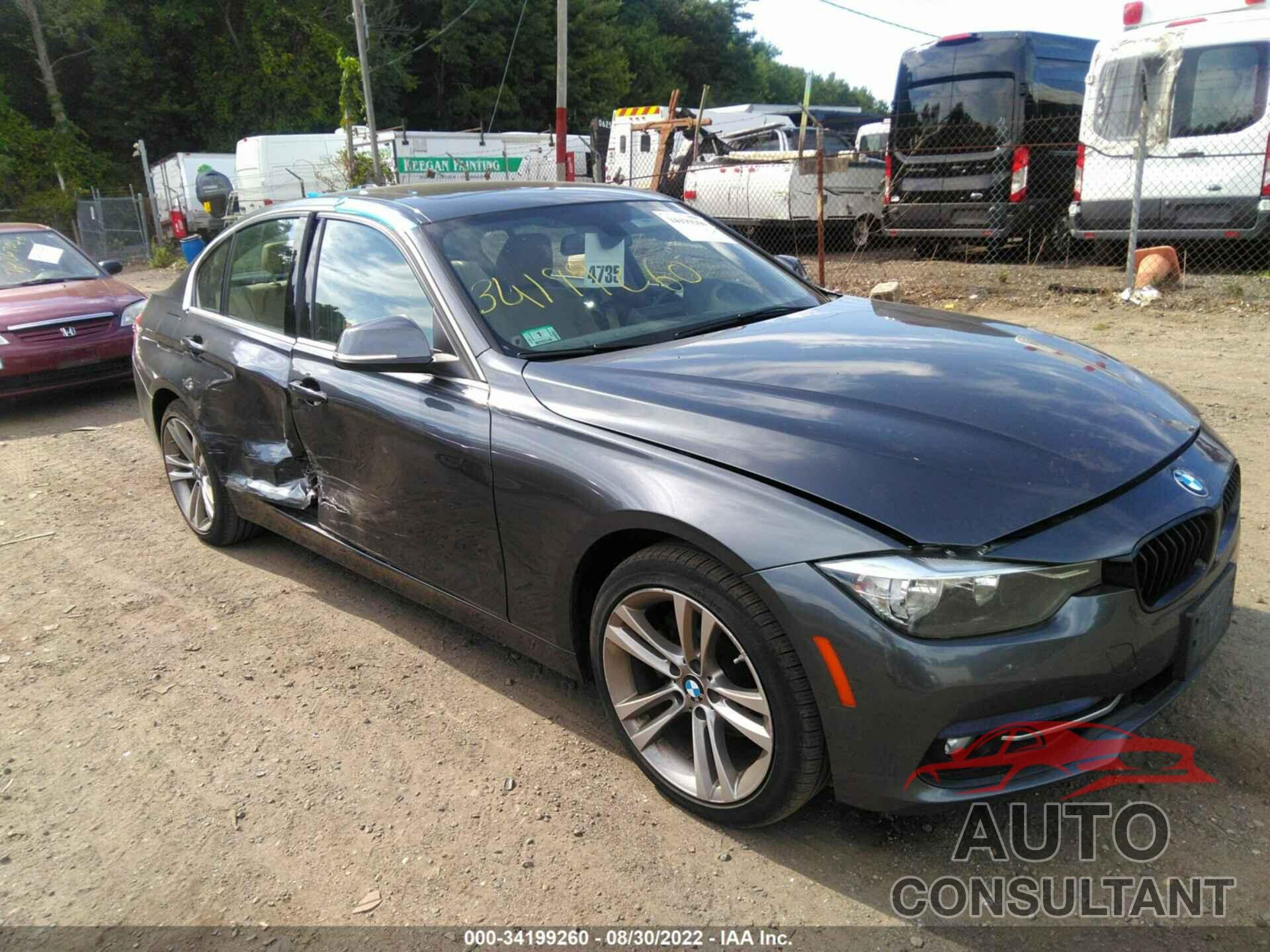 BMW 3 SERIES 2017 - WBA8D9C56HA003667