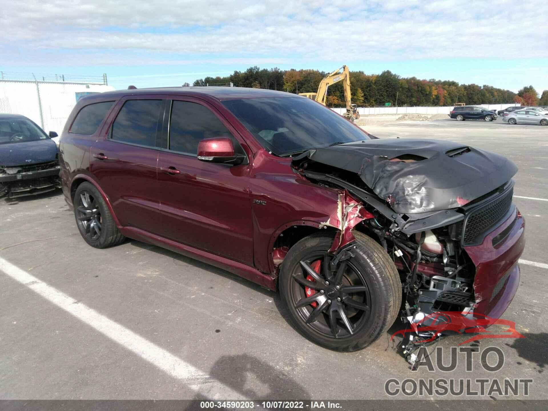 DODGE DURANGO 2018 - 1C4SDJGJ5JC209669