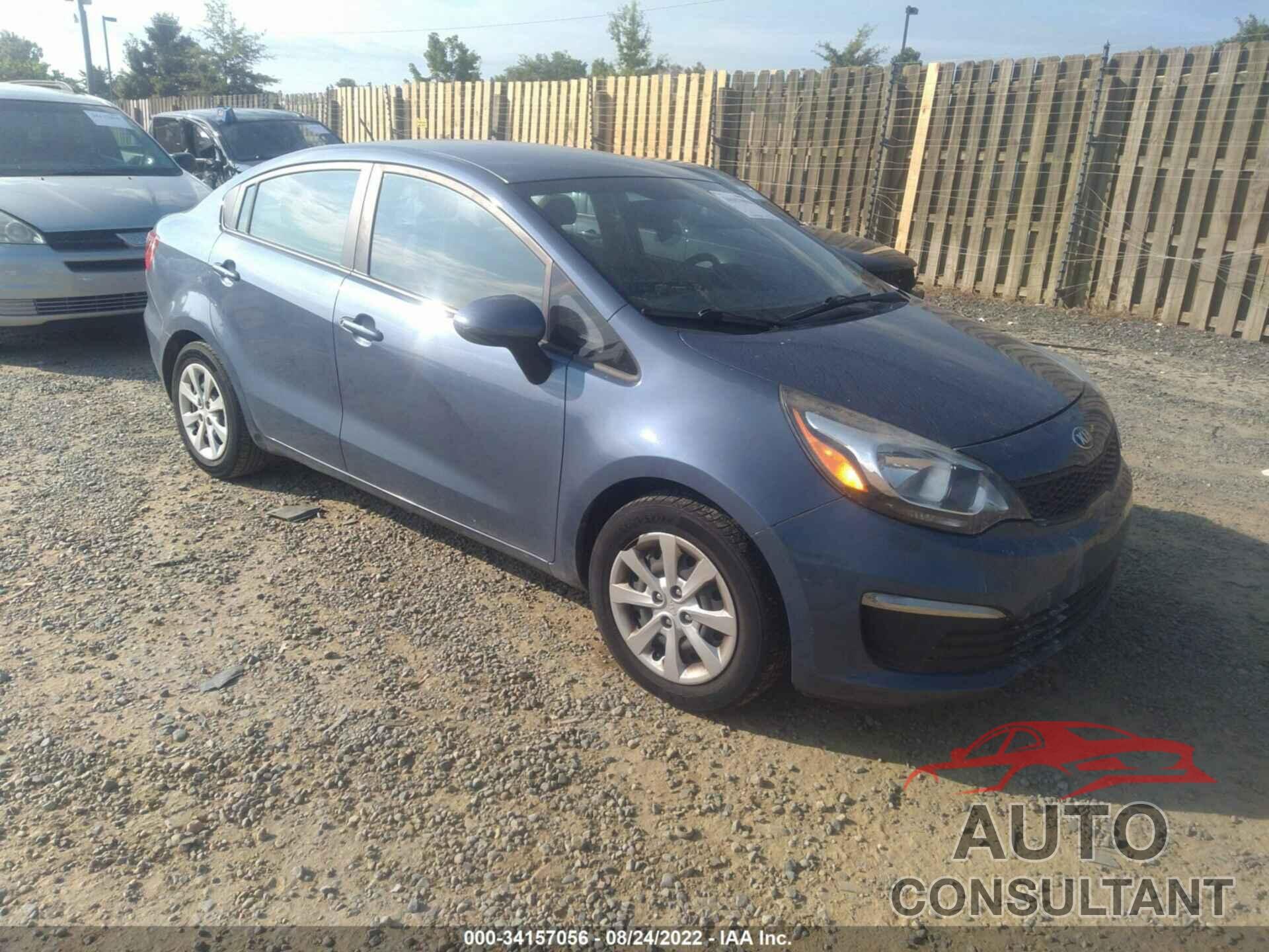 KIA RIO 2016 - KNADM4A3XG6589777
