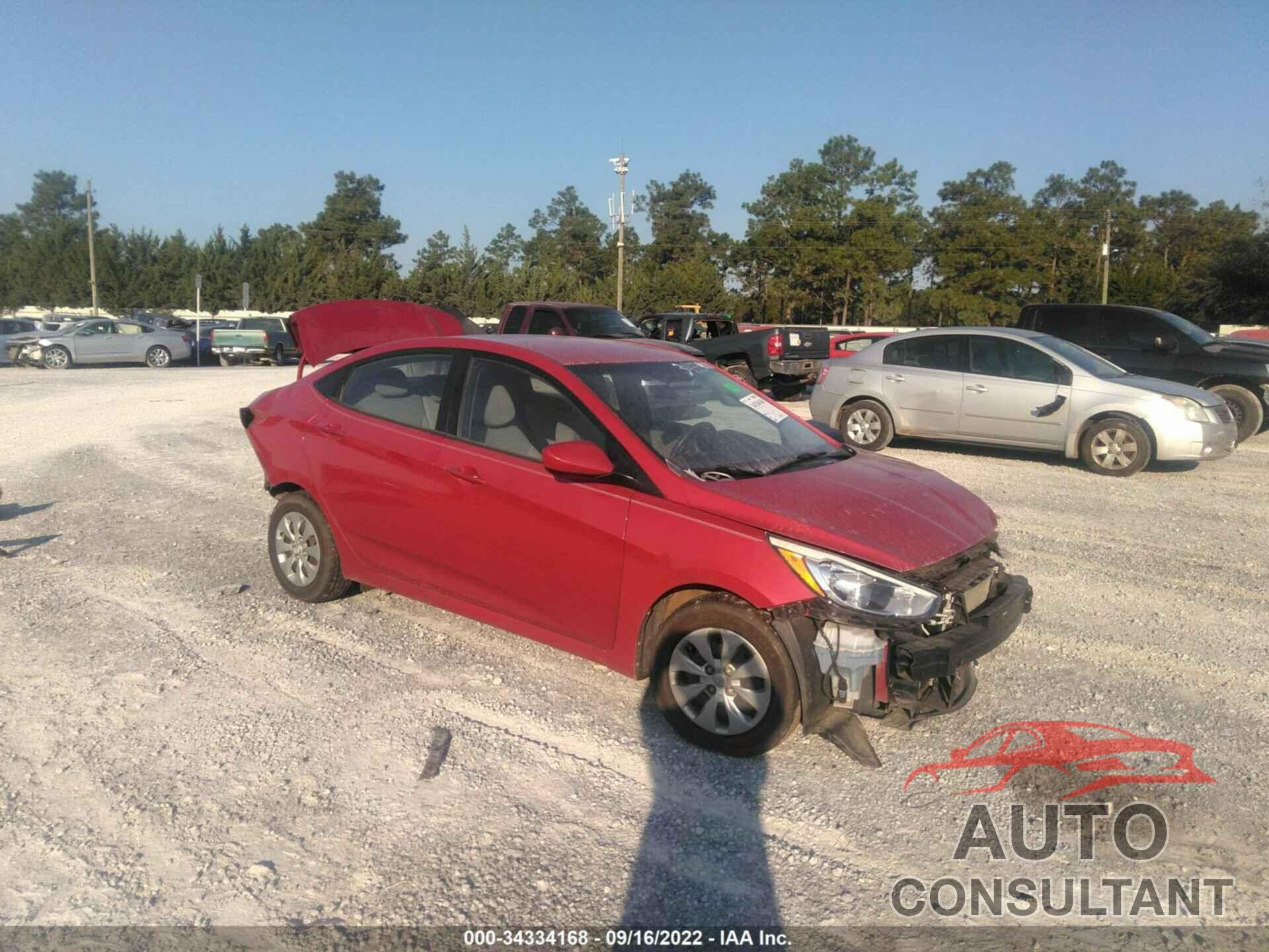 HYUNDAI ACCENT 2016 - KMHCT4AEXGU003668