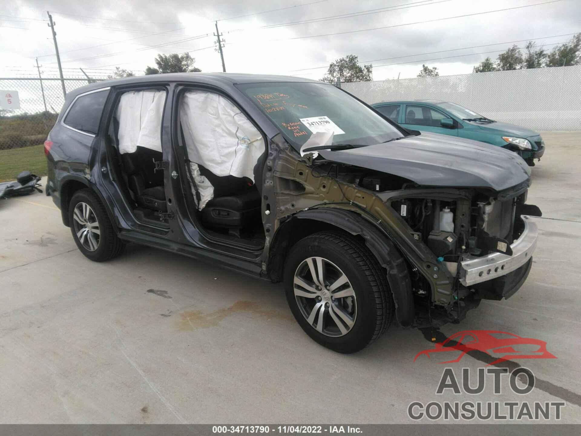 HONDA PILOT 2017 - 5FNYF5H60HB042978