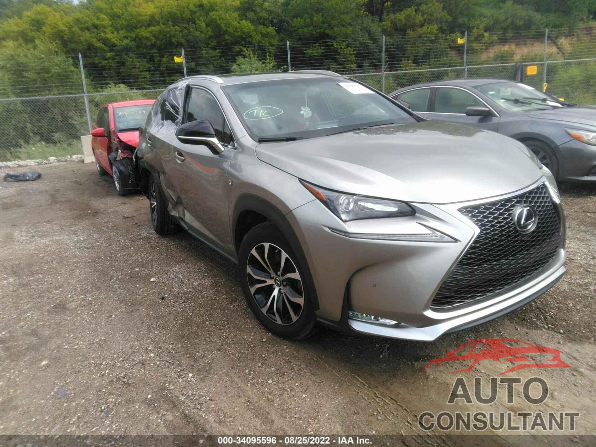 LEXUS NX 200T 2016 - JTJBARBZ2G2052814