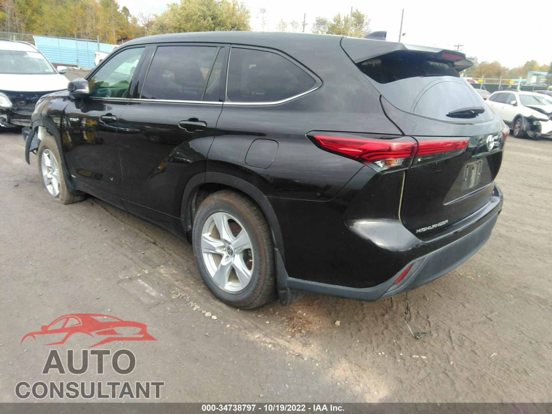 TOYOTA HIGHLANDER 2021 - 5TDBBRCH2MS033092