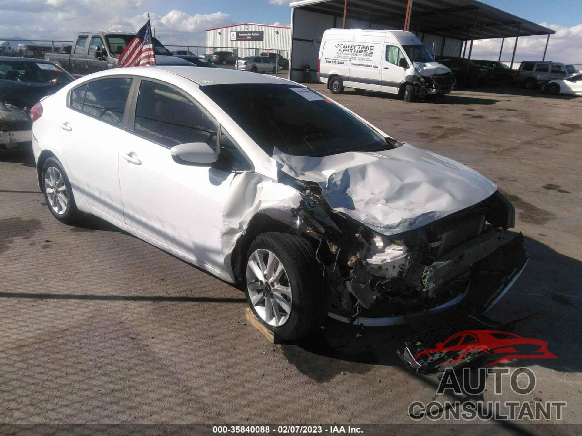 KIA FORTE 2017 - 3KPFL4A71HE117741