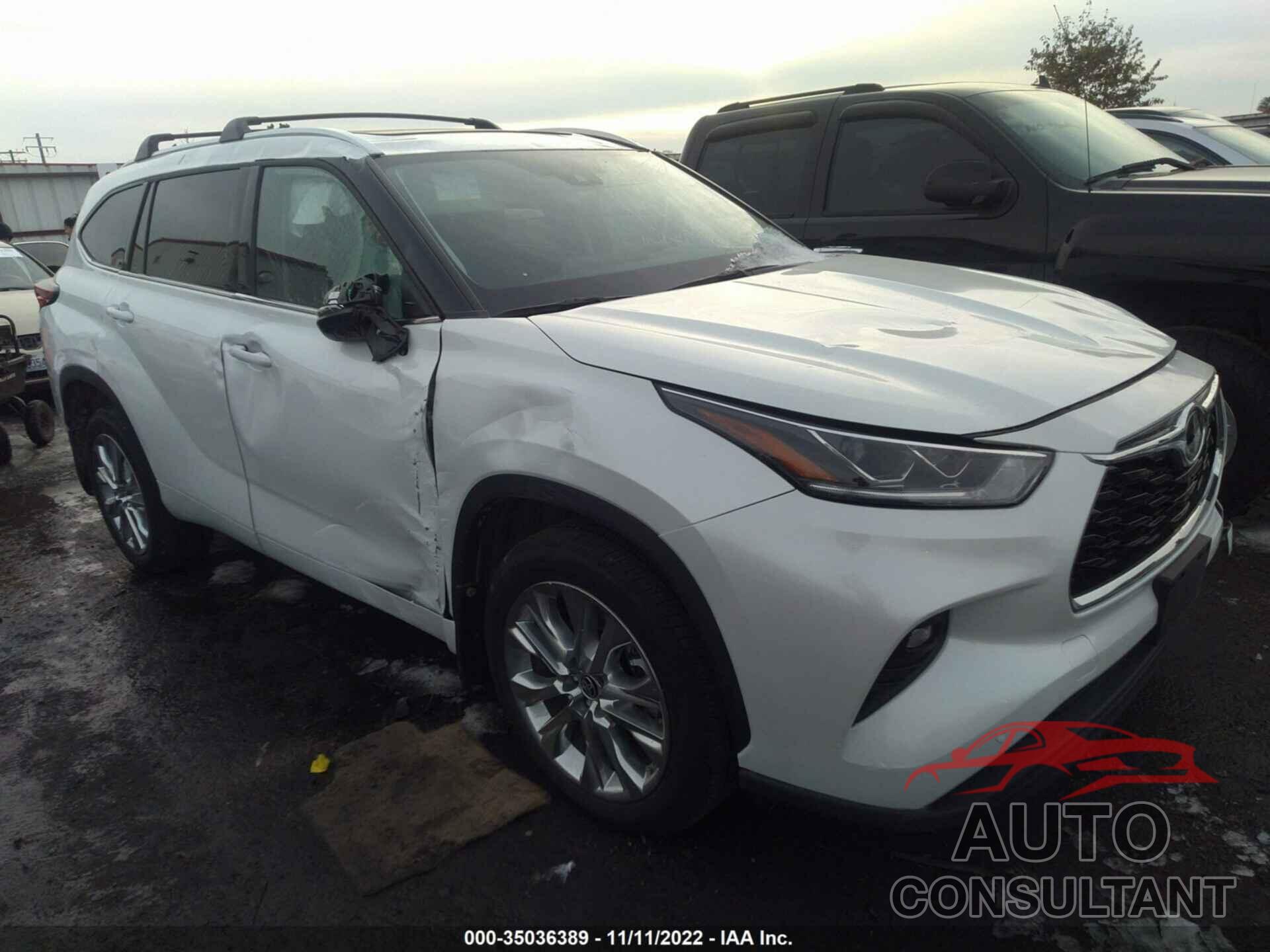 TOYOTA HIGHLANDER 2022 - 5TDDZRBH1NS216605