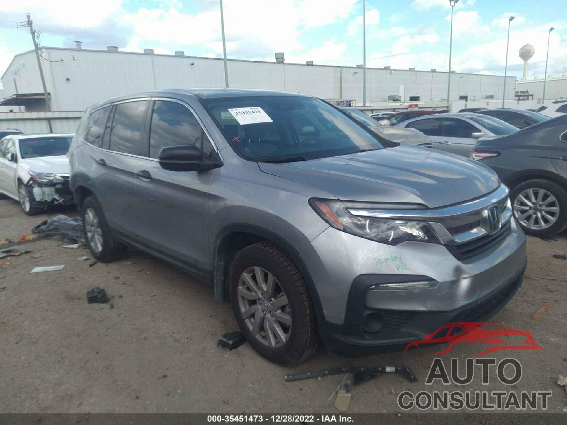 HONDA PILOT 2019 - 5FNYF5H17KB033433
