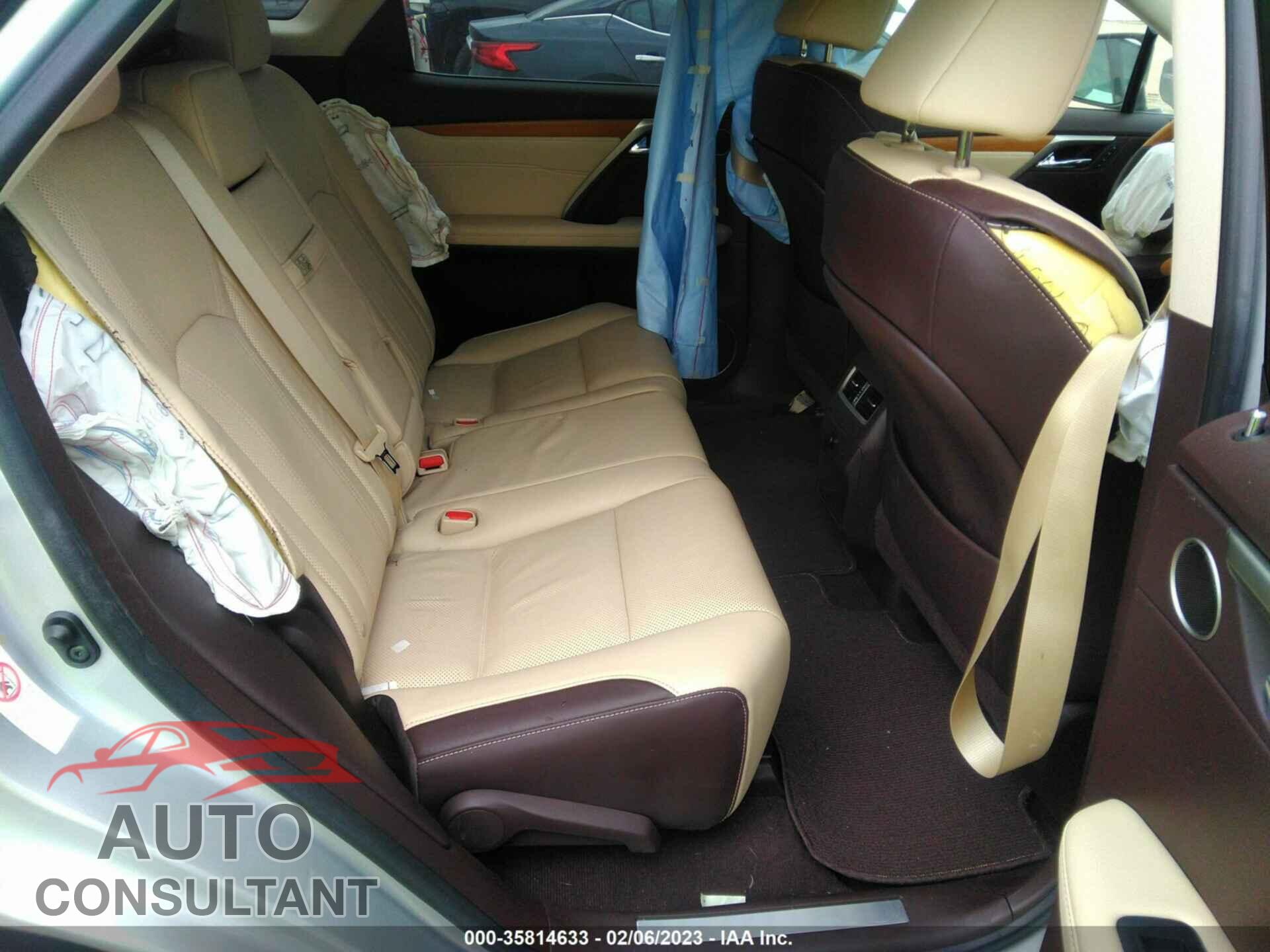 LEXUS RX 2017 - 2T2ZZMCA9HC087693