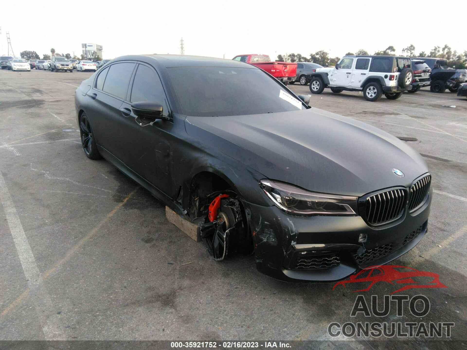 BMW 7 SERIES 2016 - WBA7F2C50GG416189