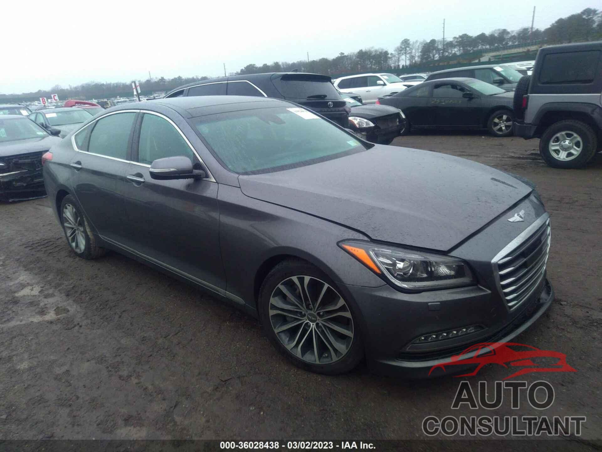 HYUNDAI GENESIS 2016 - KMHGN4JE7GU122256