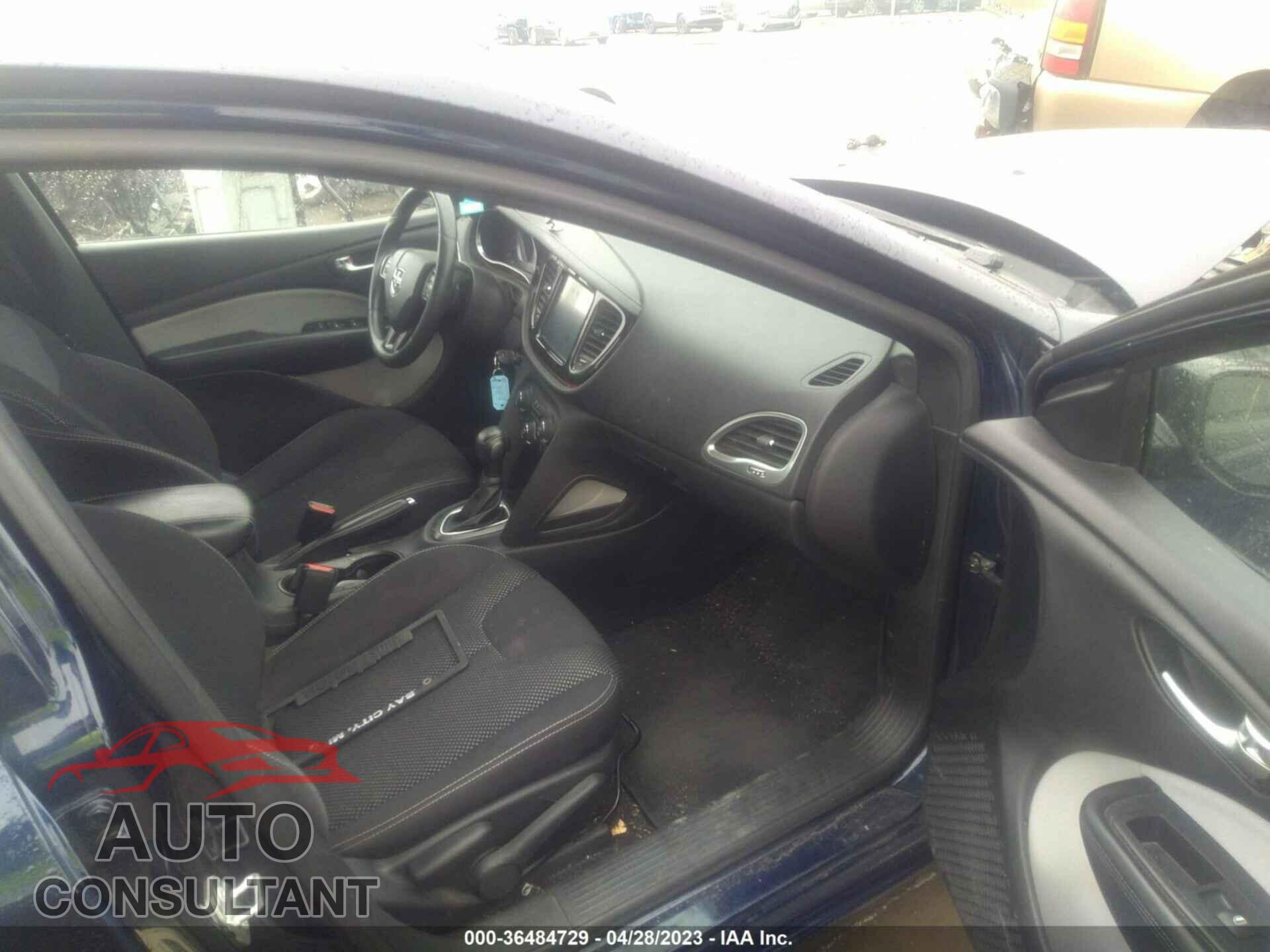 DODGE DART 2015 - 1C3CDFBB2FD345135