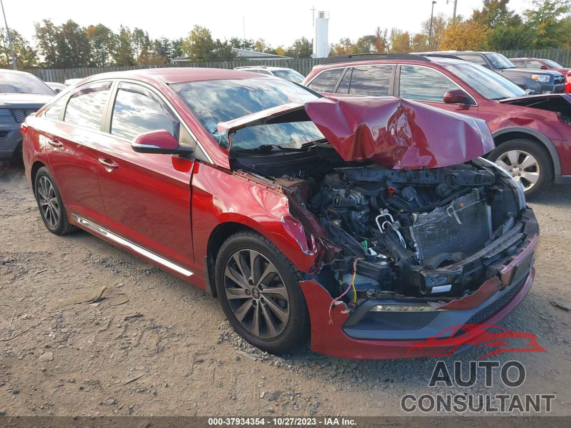 HYUNDAI SONATA 2016 - 5NPE34AFXGH366813