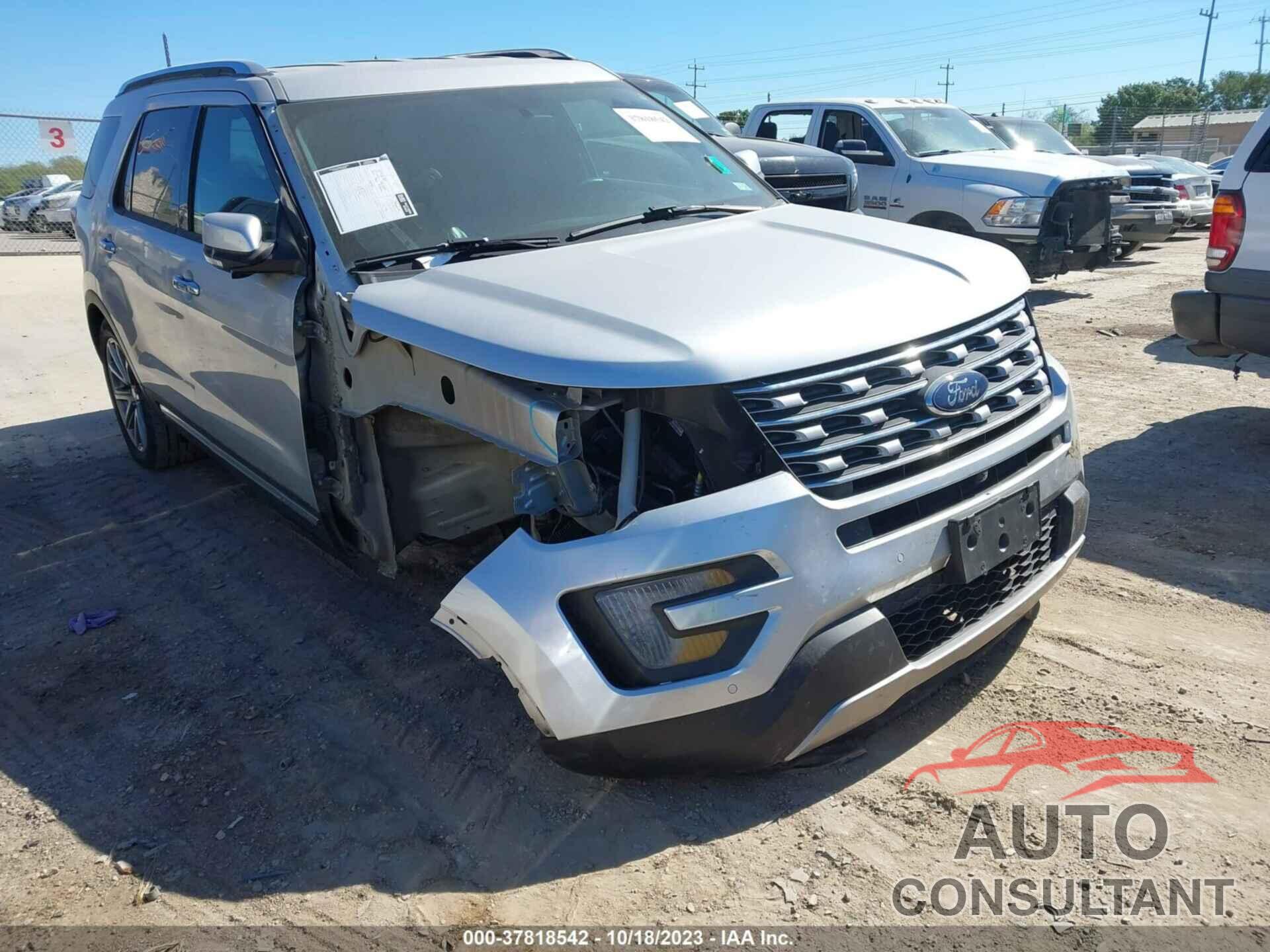 FORD EXPLORER 2017 - 1FM5K7F88HGC38246