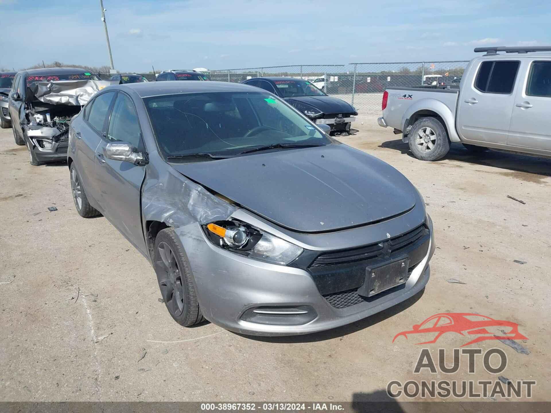 DODGE DART 2016 - 1C3CDFAA4GD530197