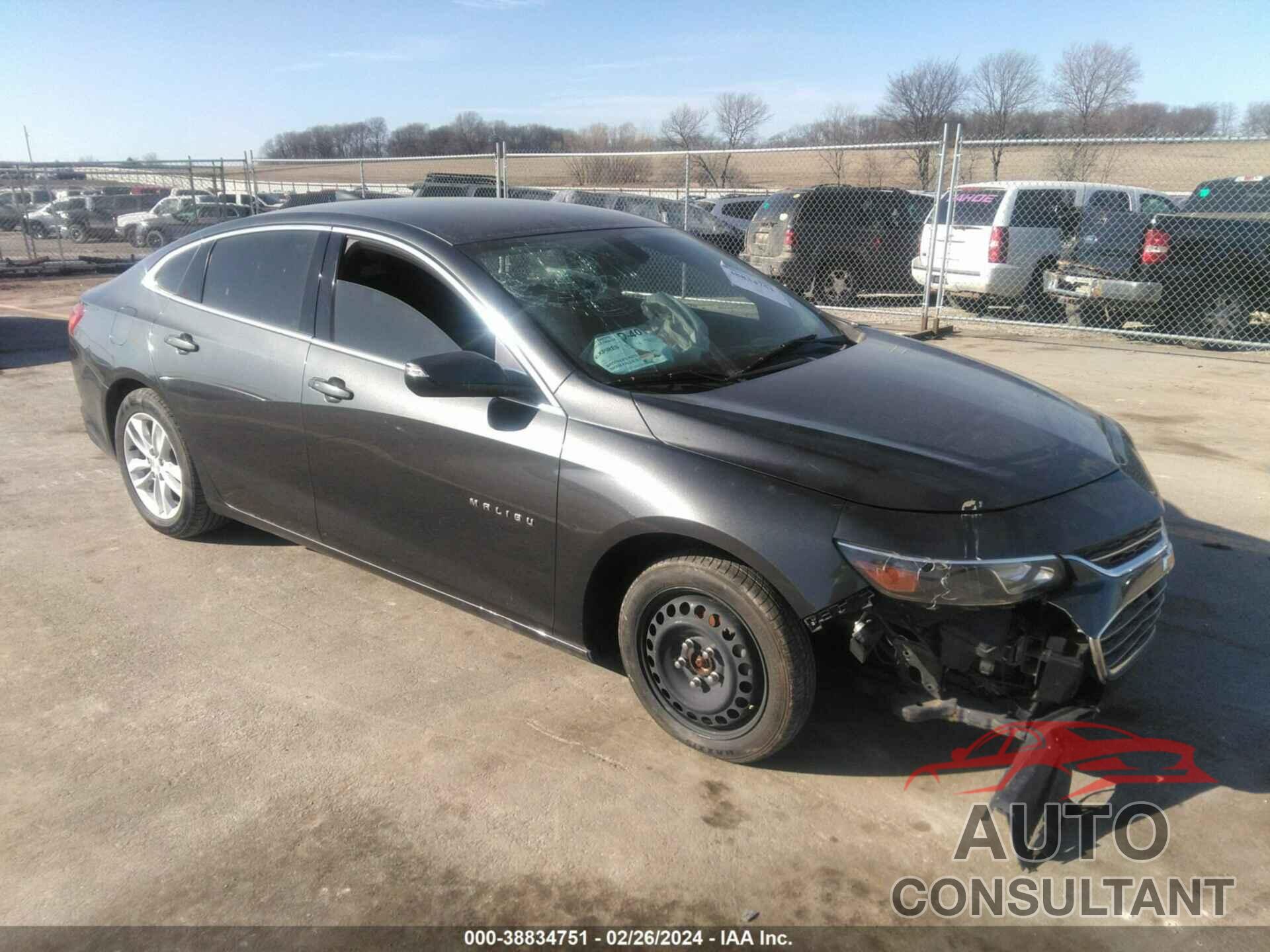 CHEVROLET MALIBU 2016 - 1G1ZE5ST6GF184163