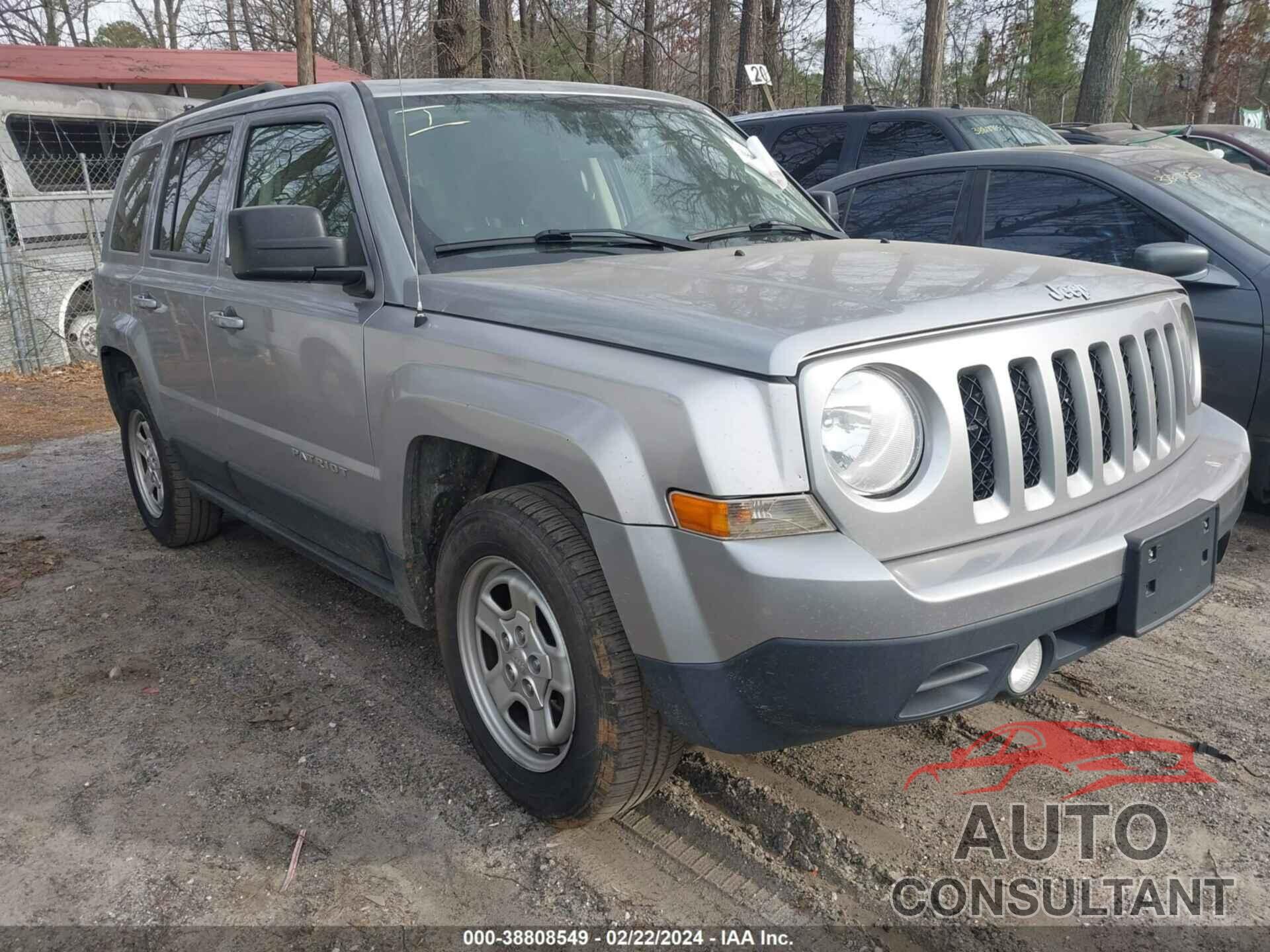 JEEP PATRIOT 2016 - 1C4NJPBA8GD735474