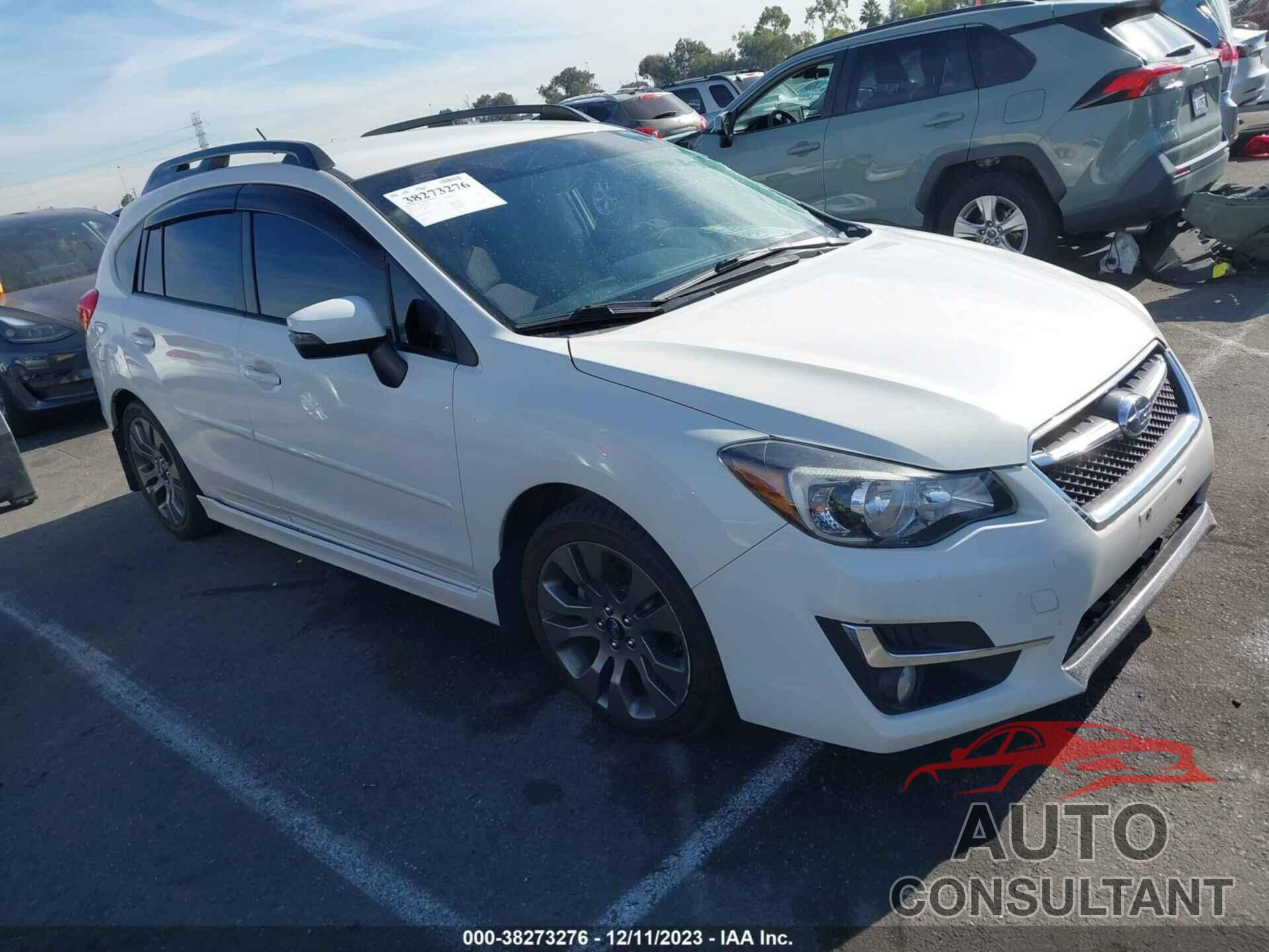 SUBARU IMPREZA 2016 - JF1GPAP67G8301778