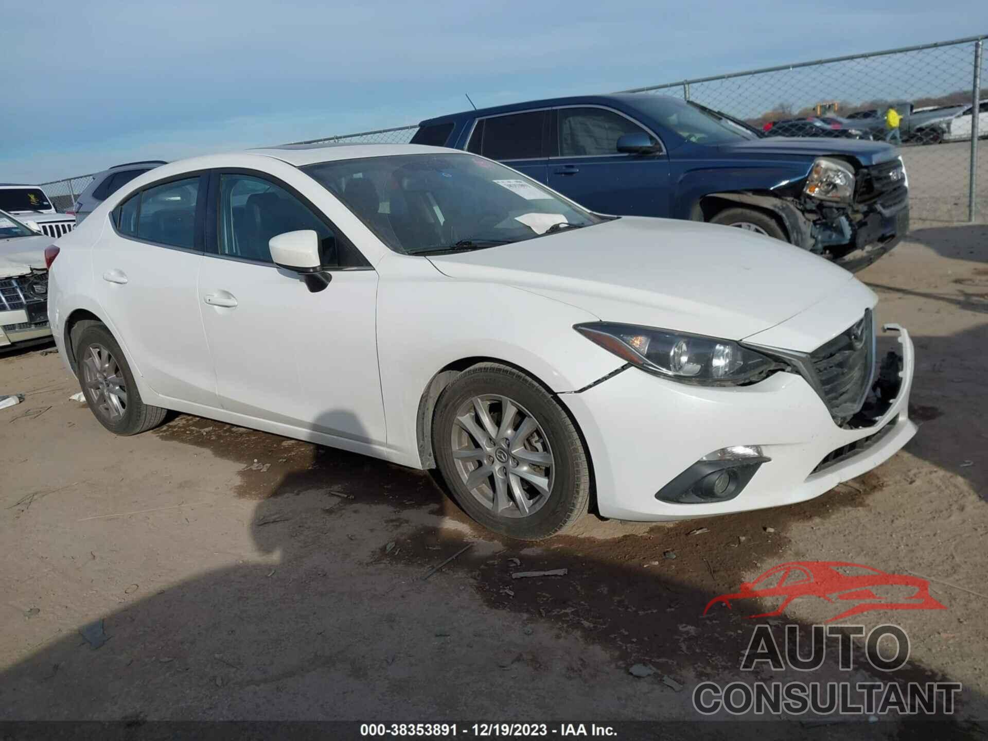 MAZDA MAZDA3 2016 - JM1BM1X73G1345890