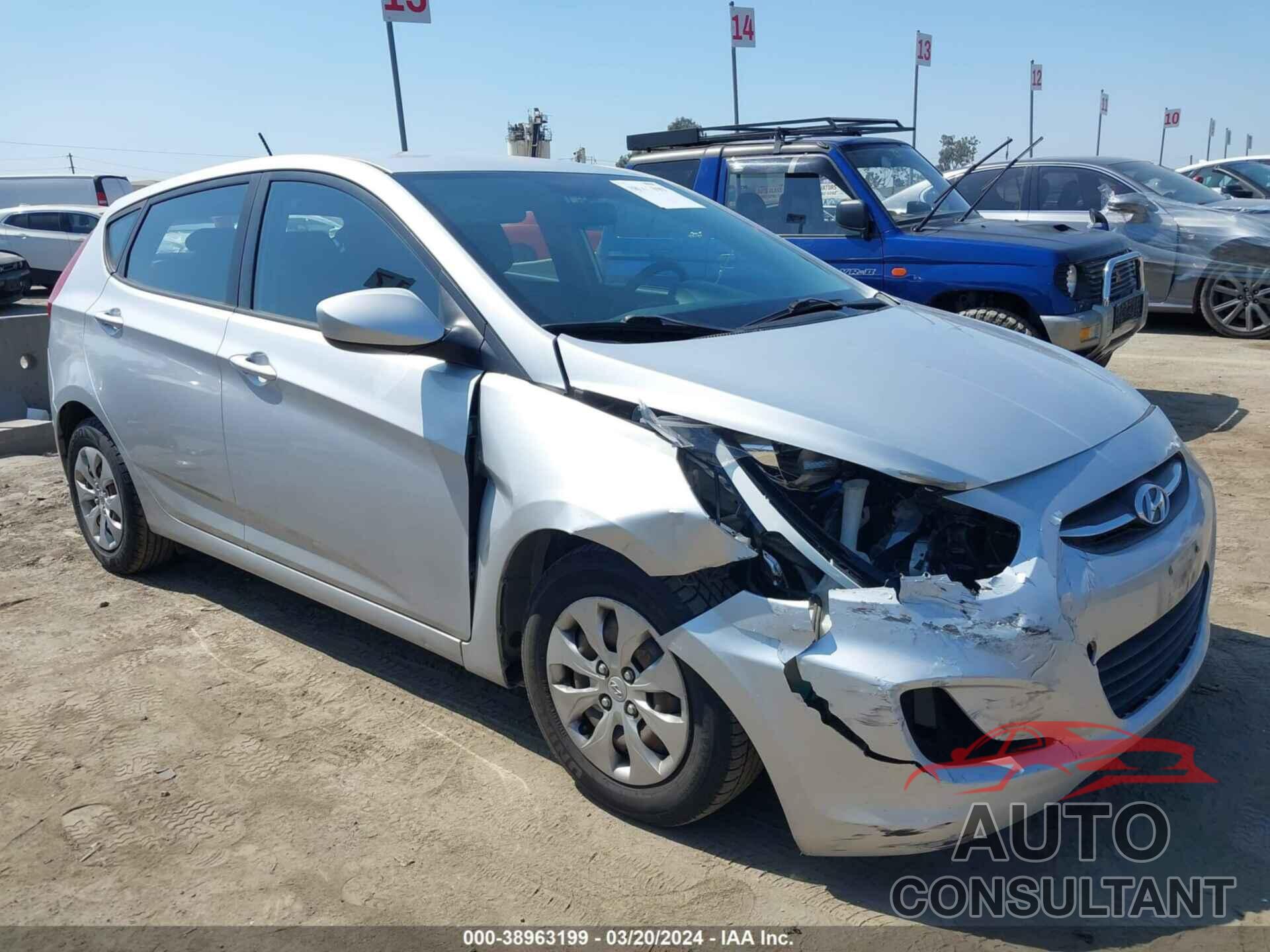 HYUNDAI ACCENT 2016 - KMHCT5AE8GU237829