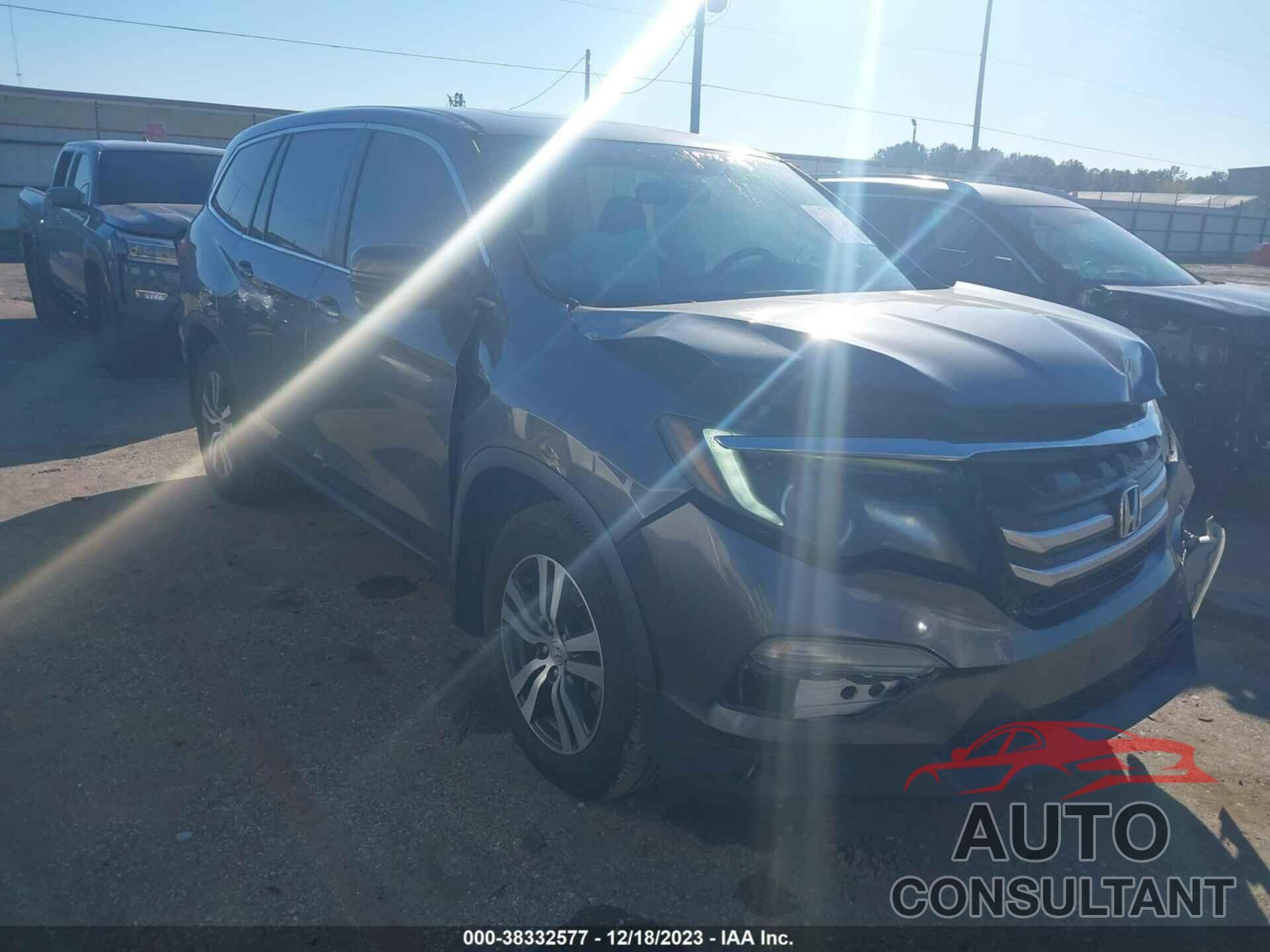 HONDA PILOT 2016 - 5FNYF5H57GB008946