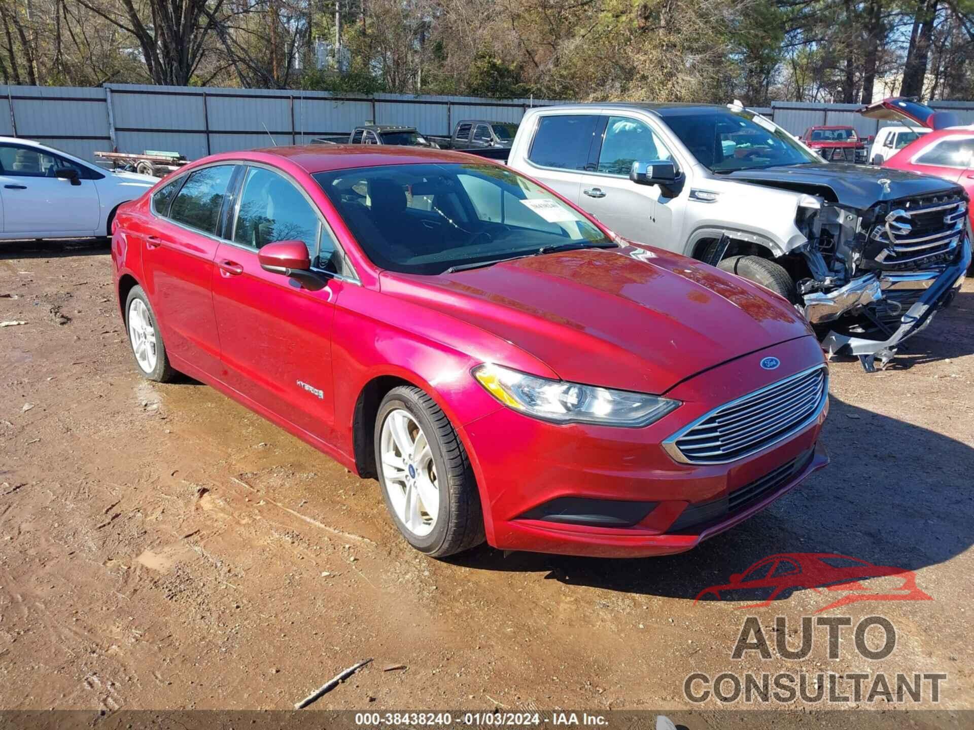 FORD FUSION HYBRID 2018 - 3FA6P0LU5JR173203