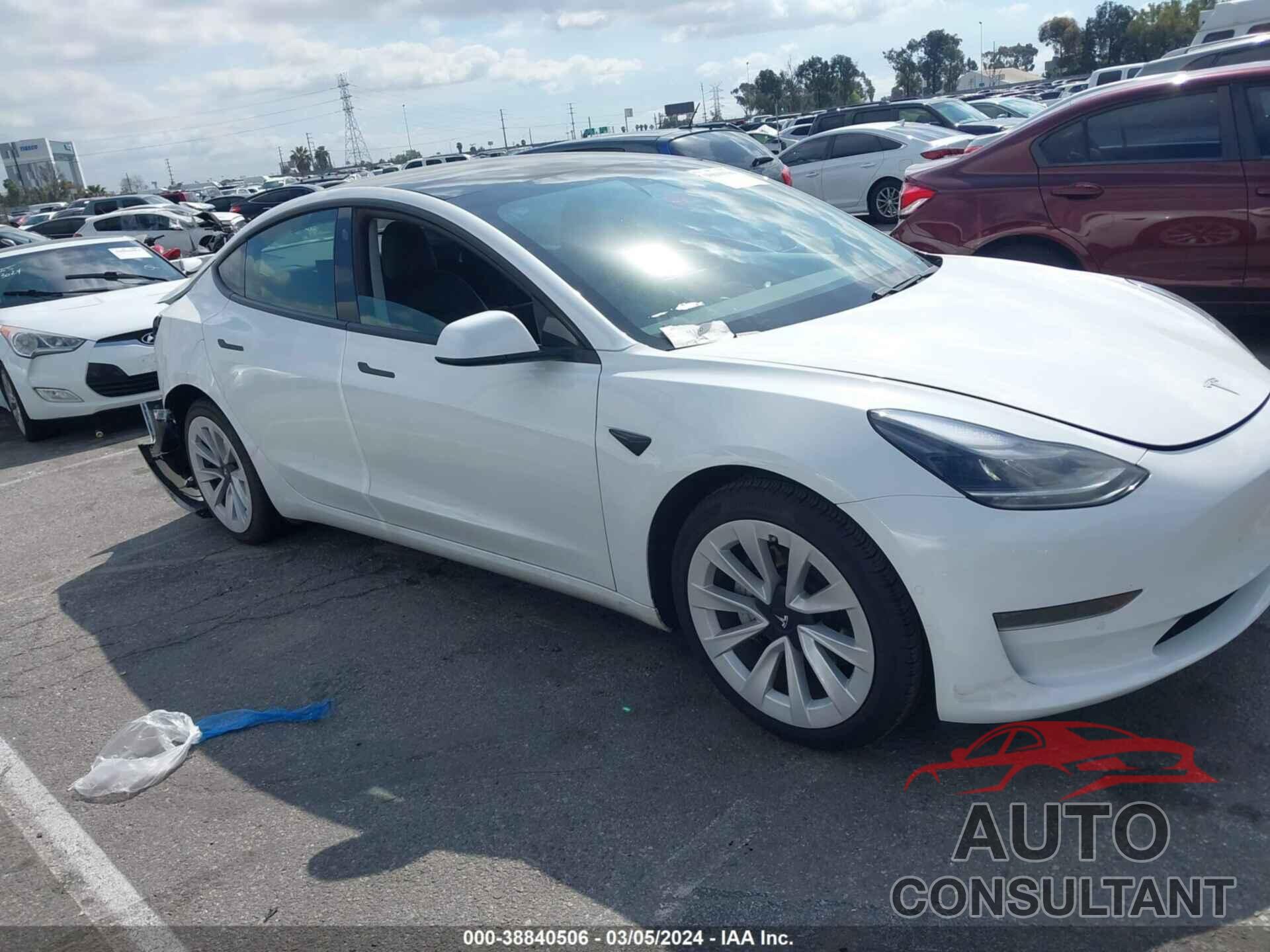TESLA MODEL 3 2021 - 5YJ3E1EA3MF020904