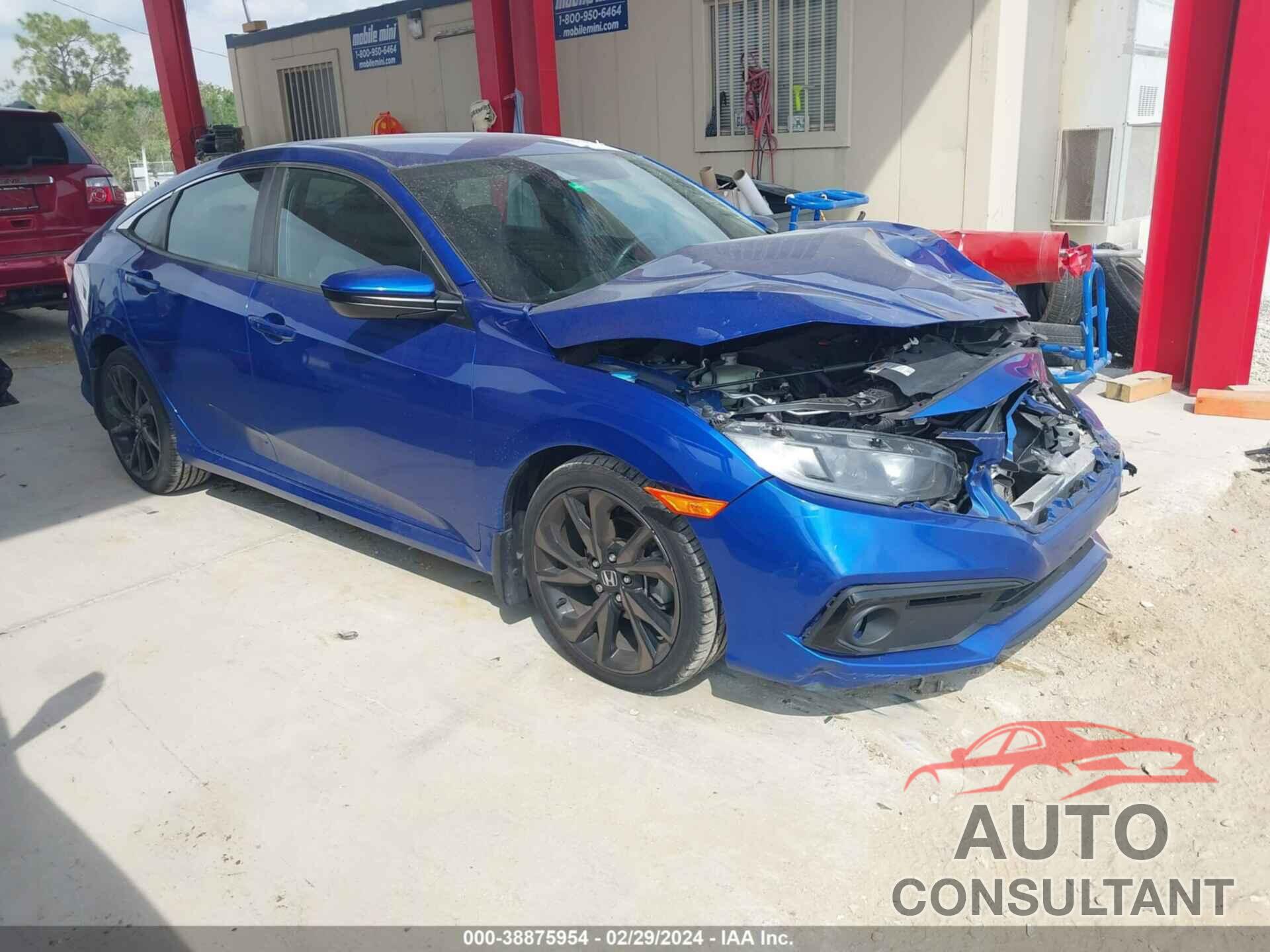 HONDA CIVIC 2019 - 19XFC2F85KE021902