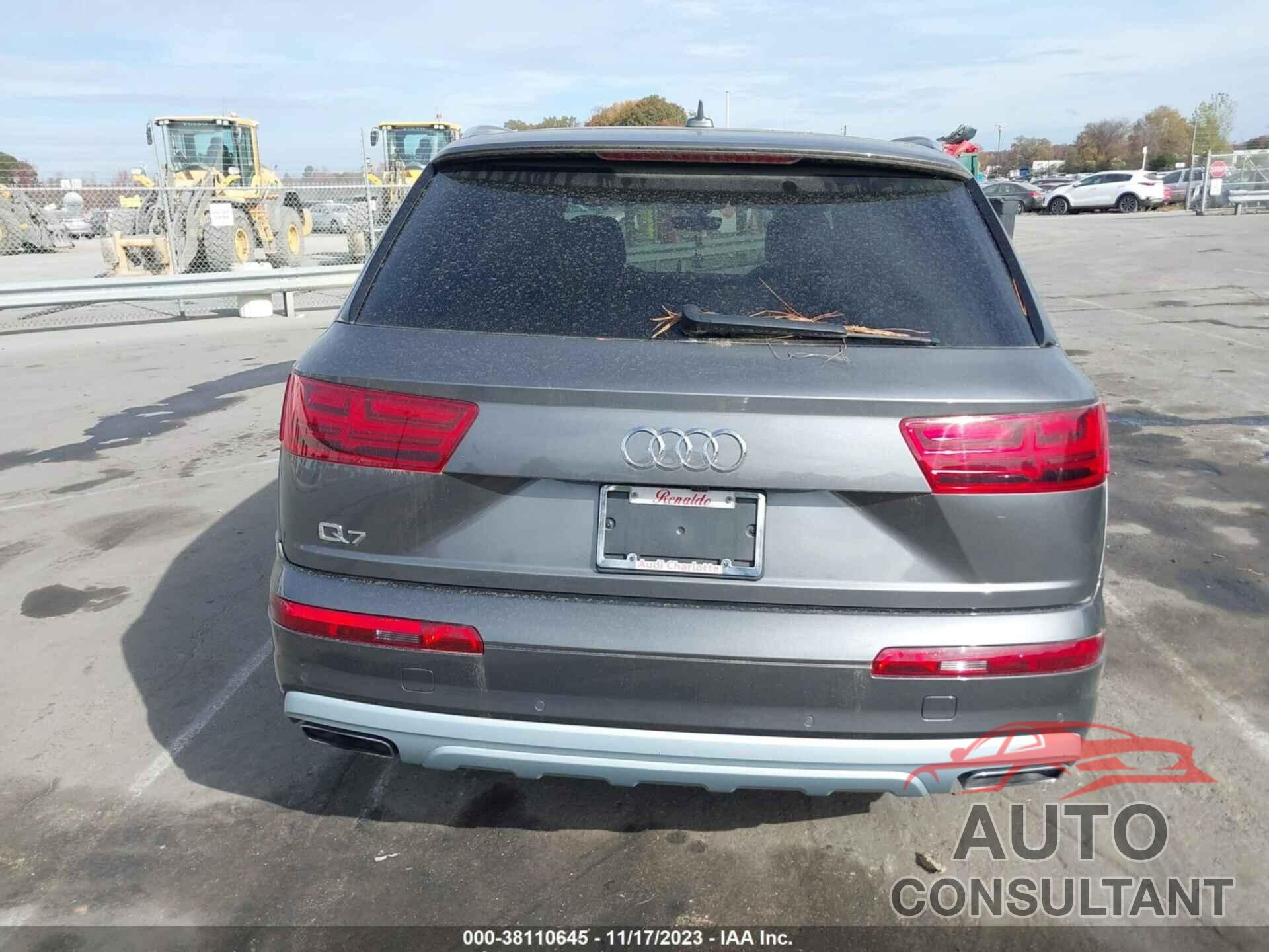 AUDI Q7 2019 - WA1LAAF71KD001586