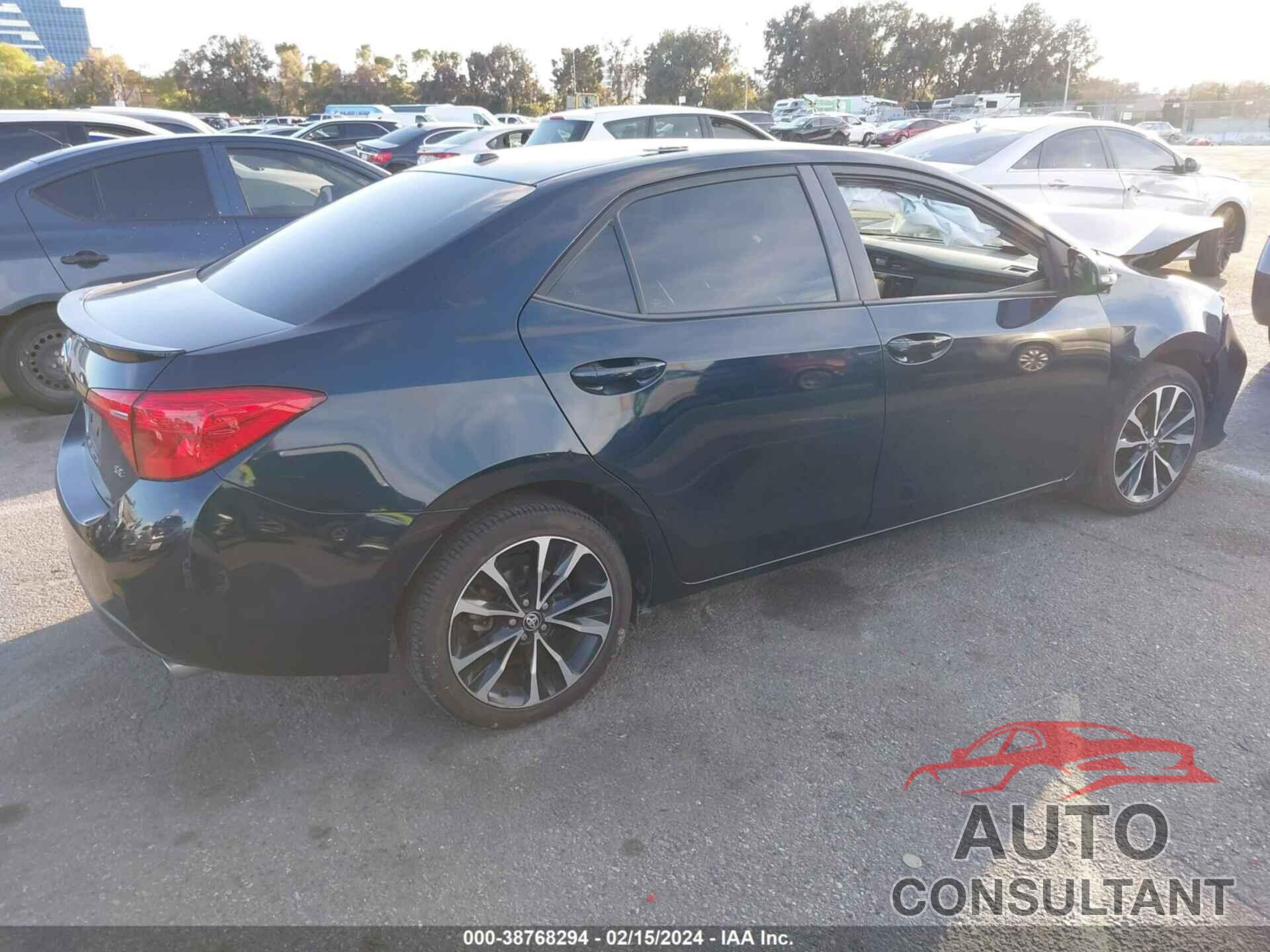 TOYOTA COROLLA 2017 - 5YFBURHE4HP638397