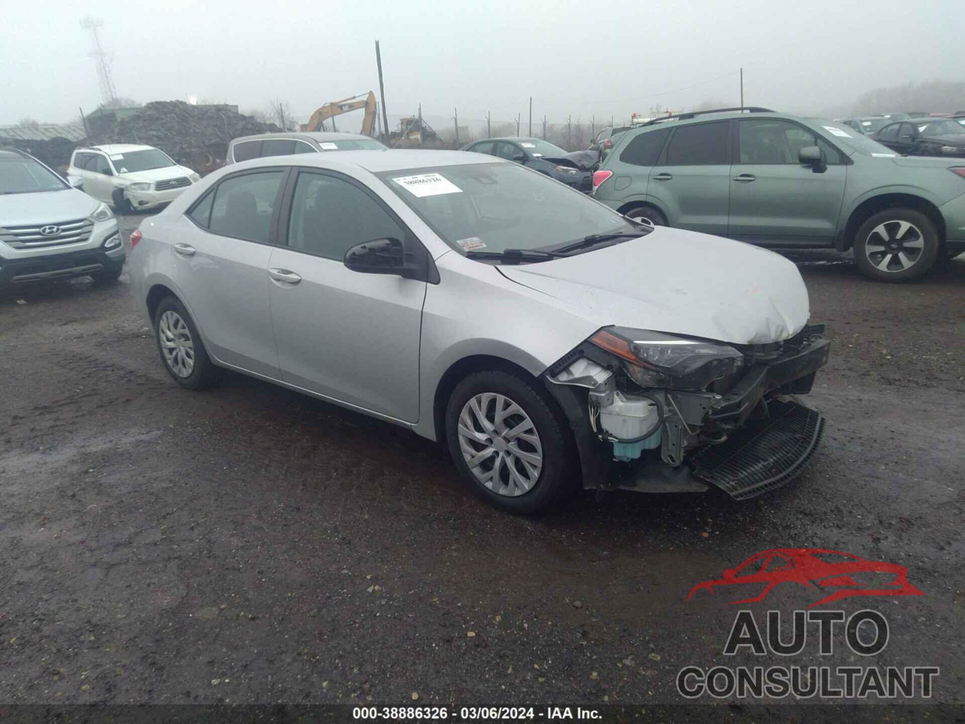 TOYOTA COROLLA 2017 - 2T1BURHE1HC886798