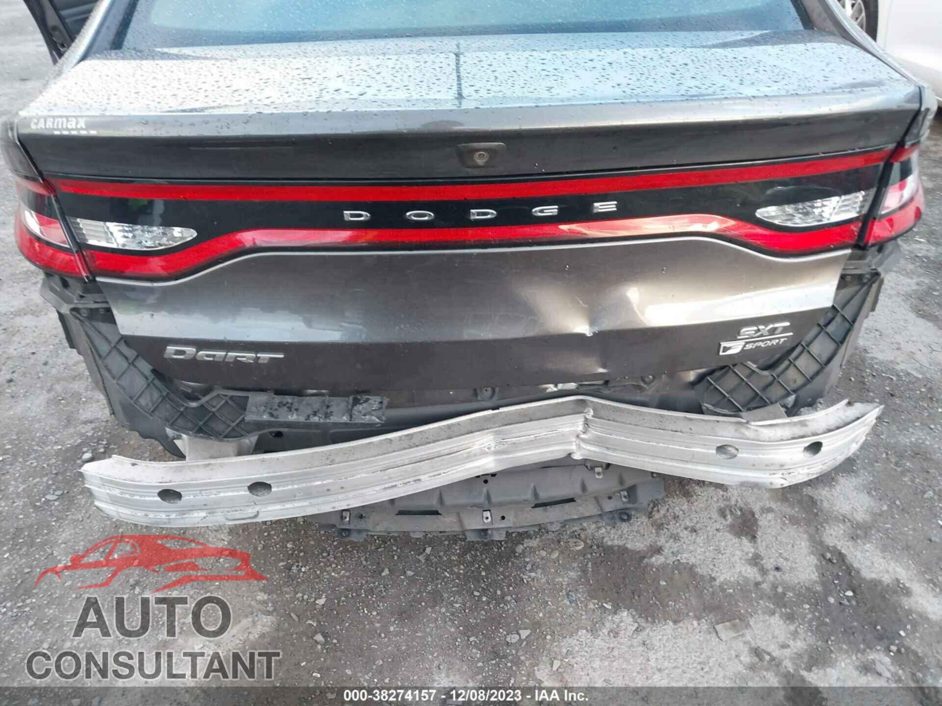 DODGE DART 2015 - 1C3CDFBB0FD237709