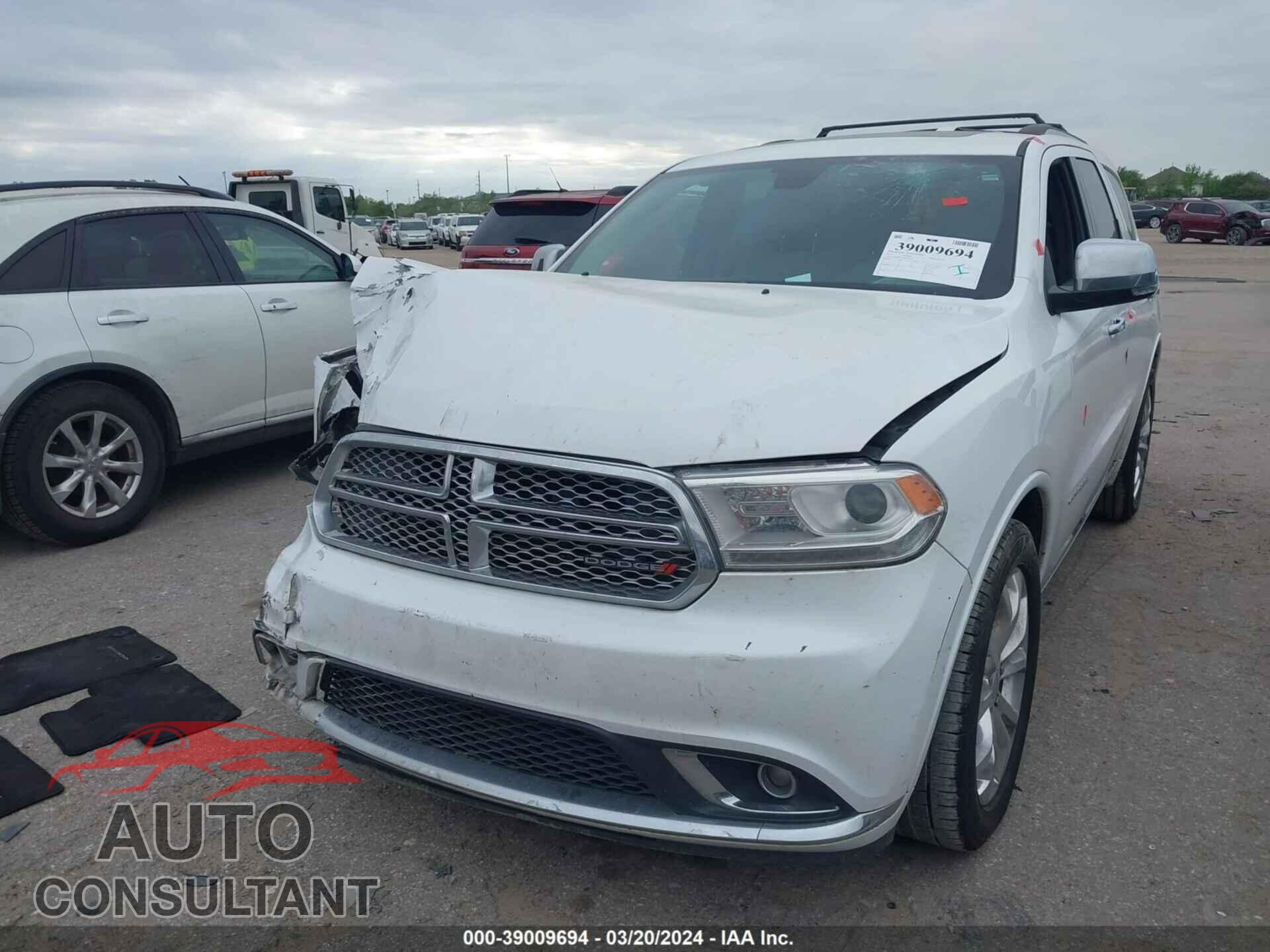 DODGE DURANGO 2017 - 1C4RDHEG7HC857197