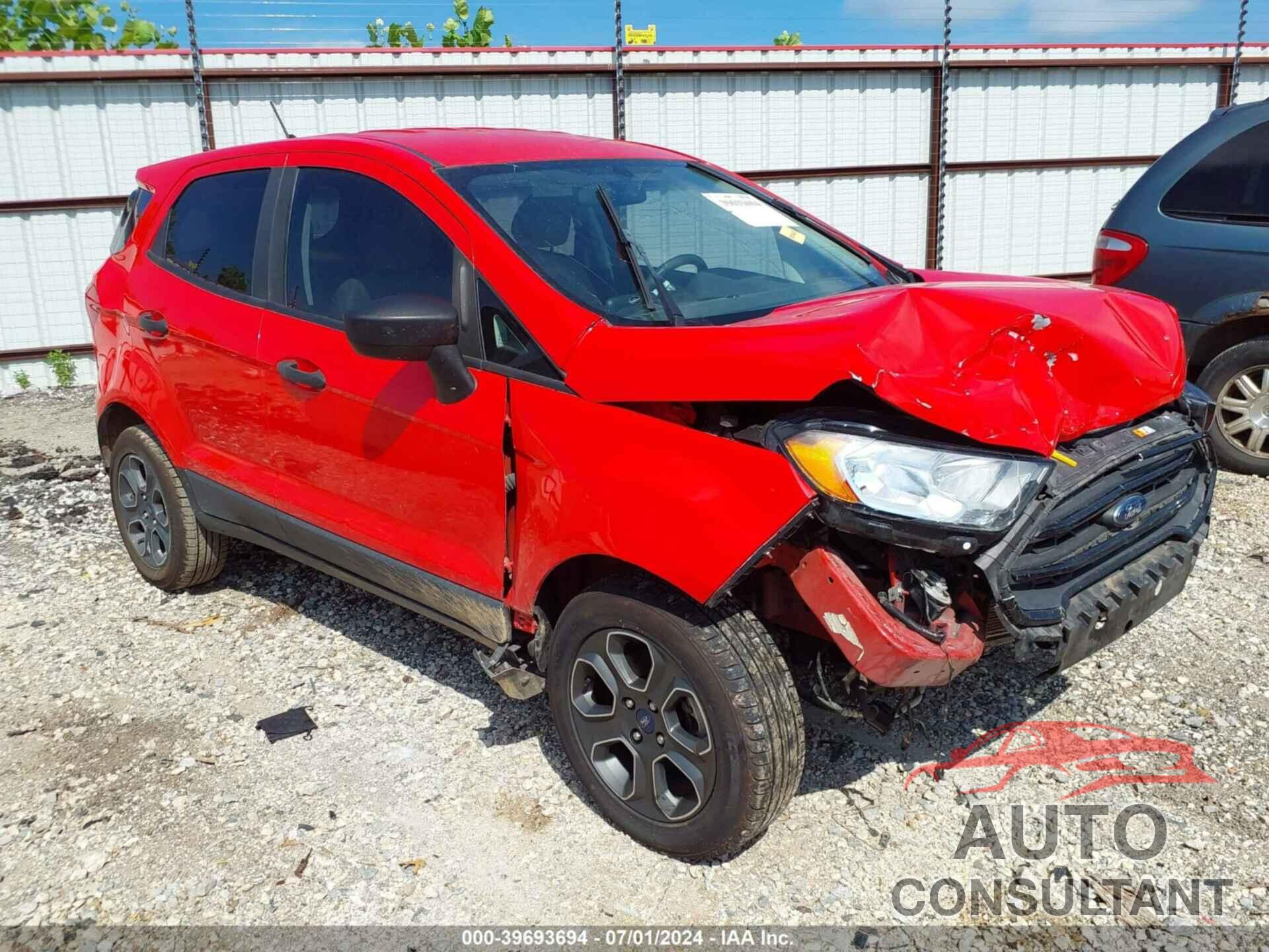 FORD ECOSPORT 2020 - MAJ3S2FE2LC348137