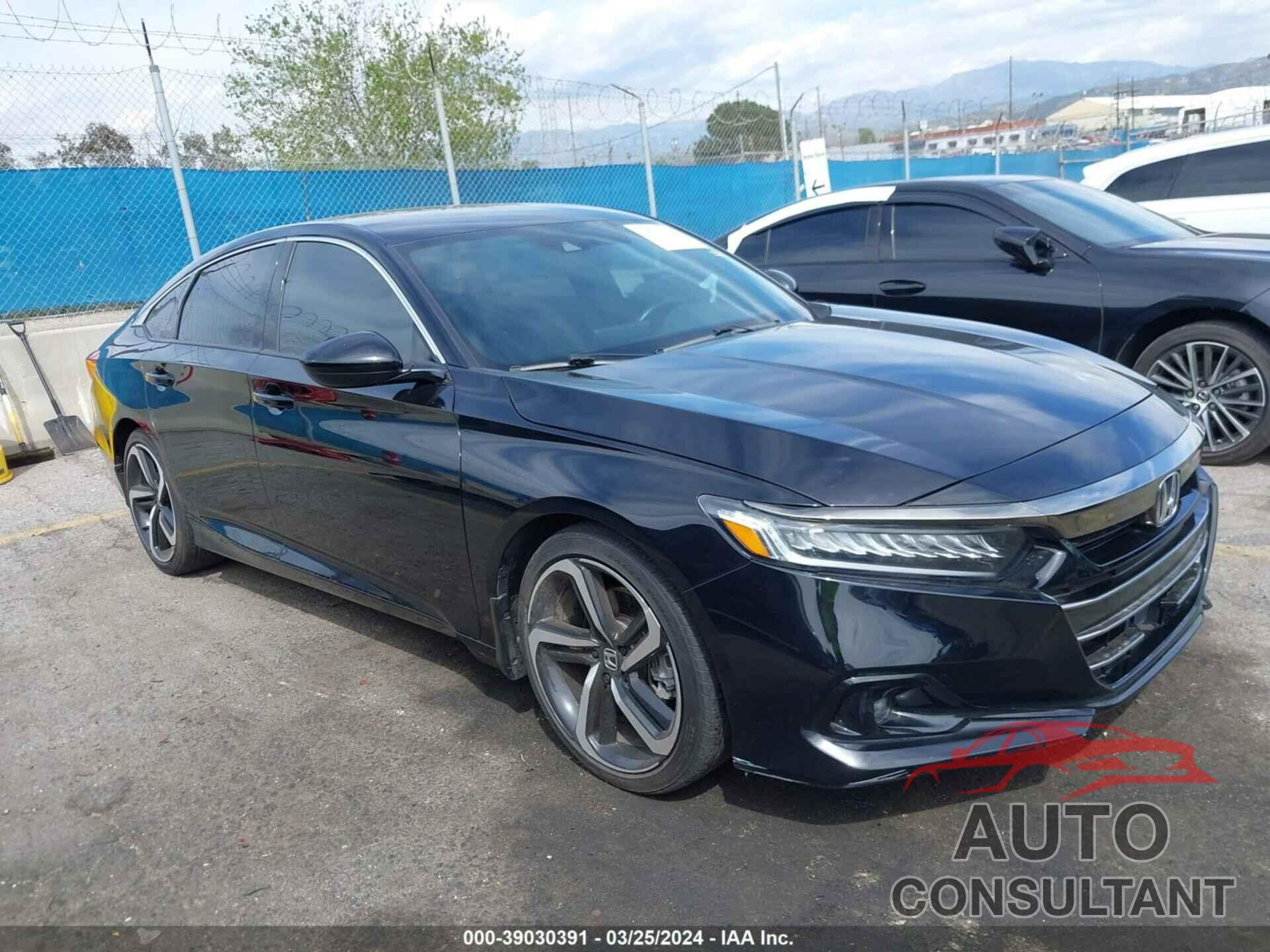 HONDA ACCORD 2021 - 1HGCV1F39MA075156