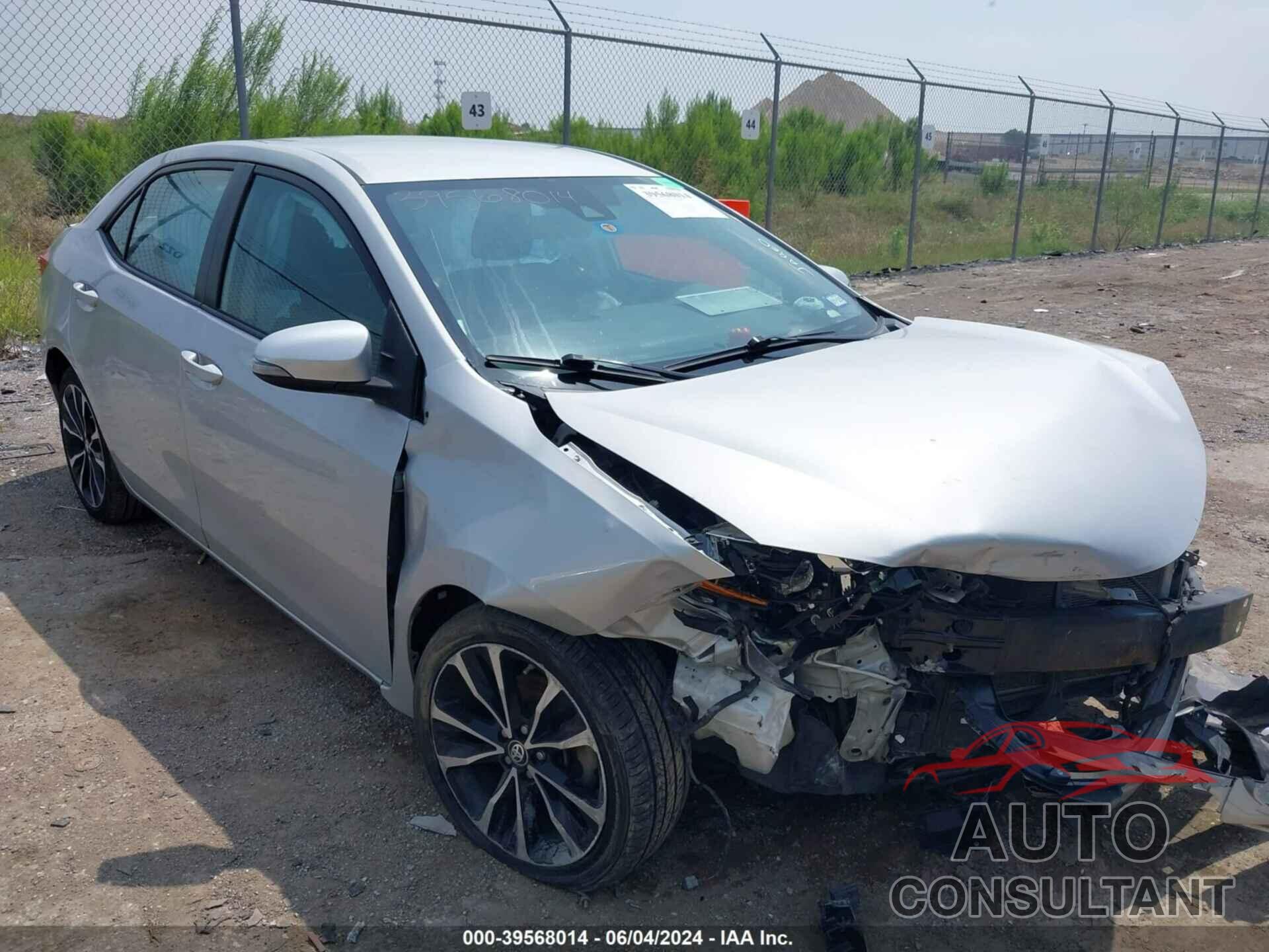 TOYOTA COROLLA 2017 - 2T1BURHE9HC870090