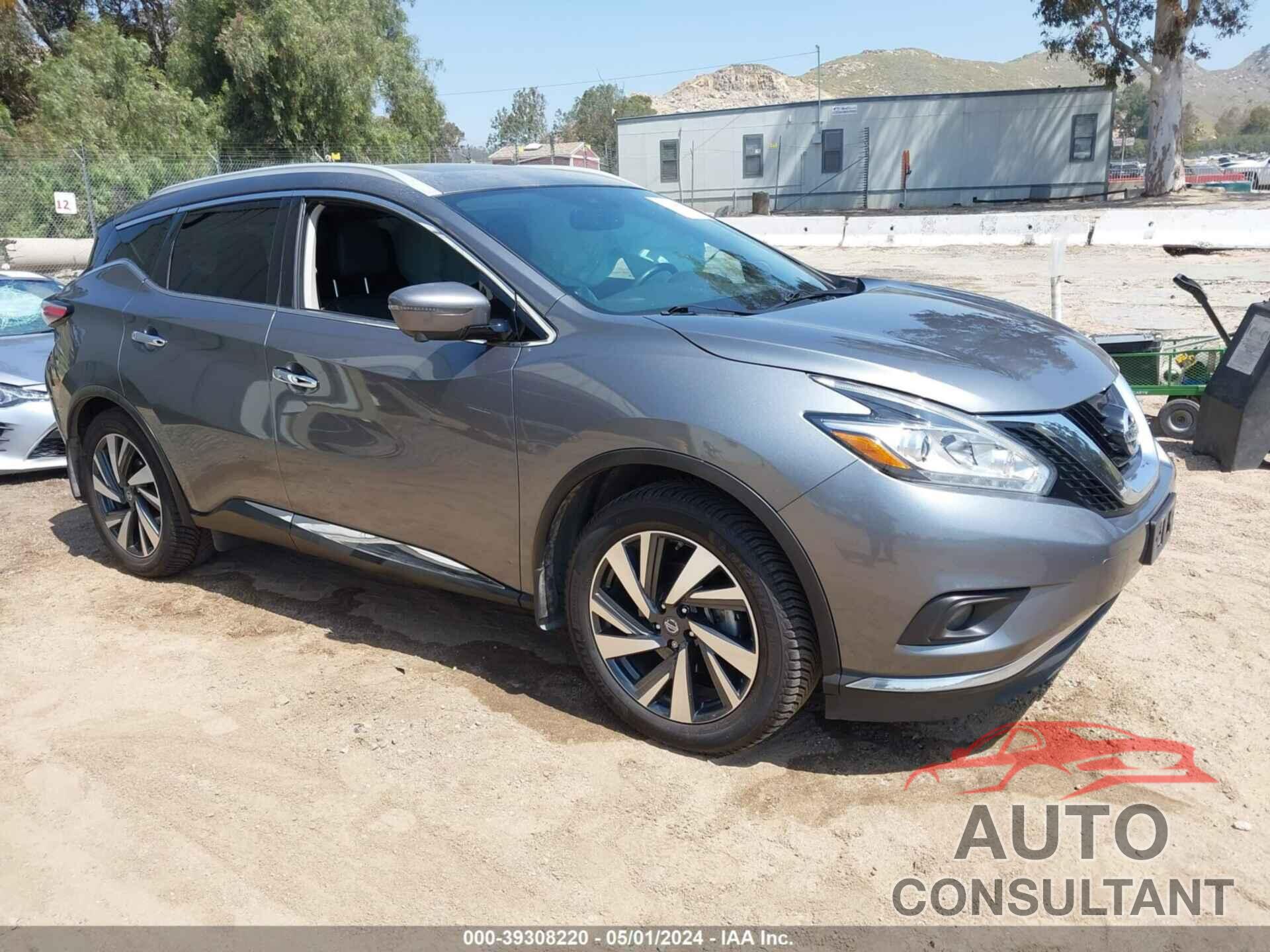 NISSAN MURANO 2018 - 5N1AZ2MH8JN142179