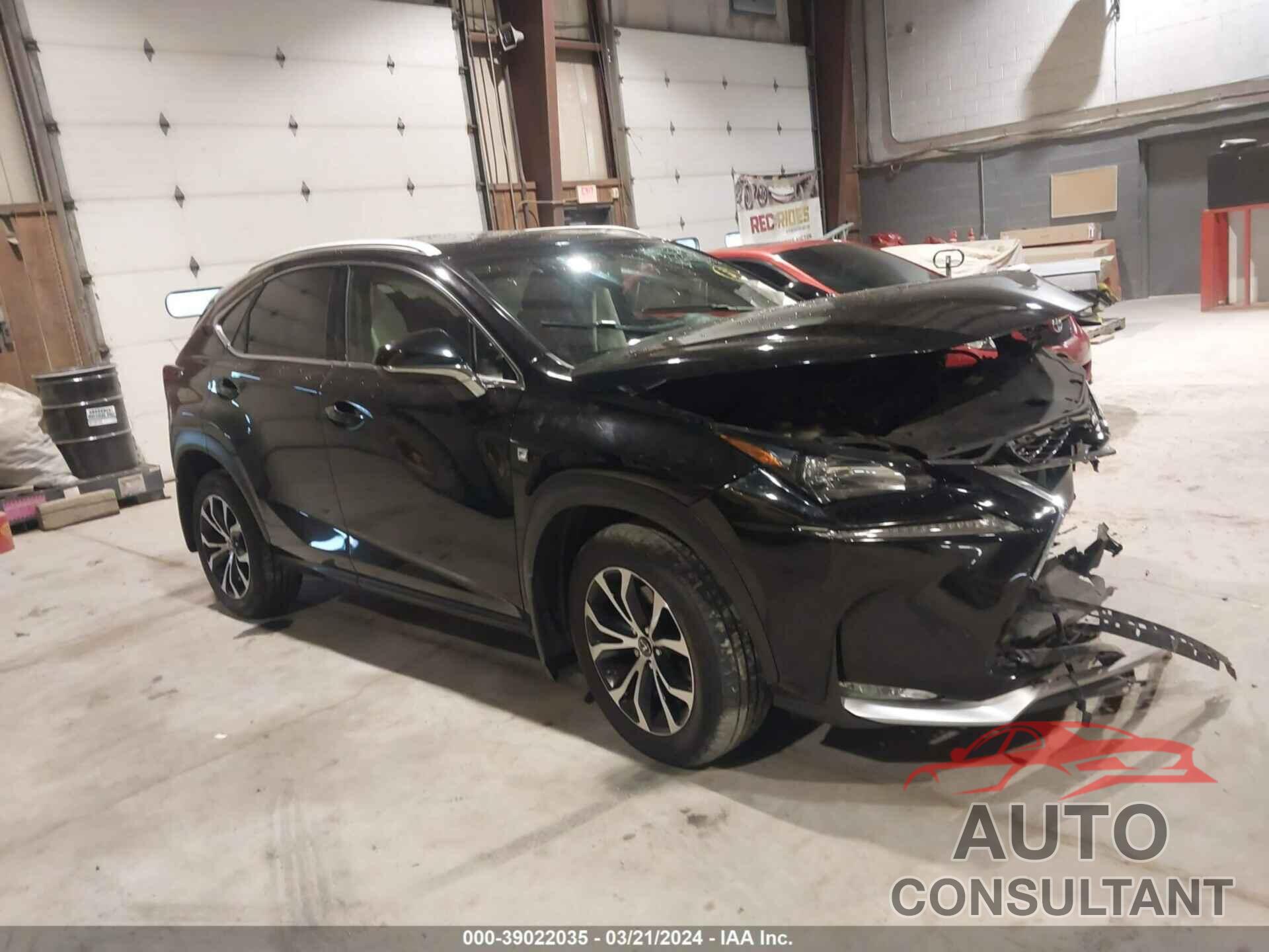 LEXUS NX 200T 2017 - JTJBARBZ0H2105592