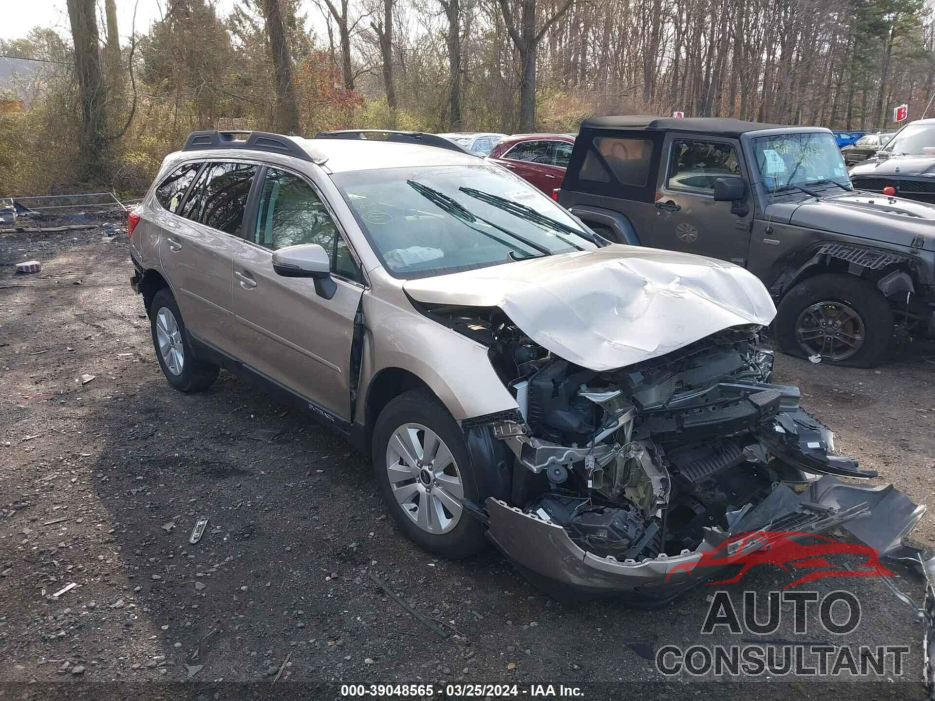 SUBARU OUTBACK 2018 - 4S4BSAFCXJ3299681